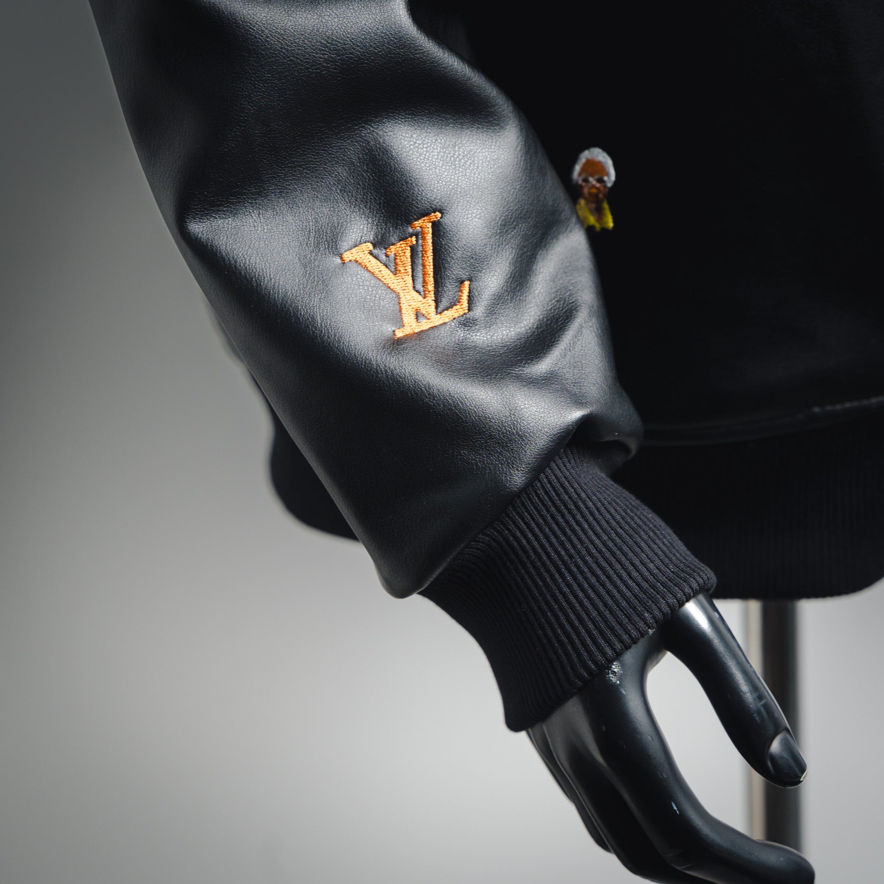 Louis 25fw leather jacket