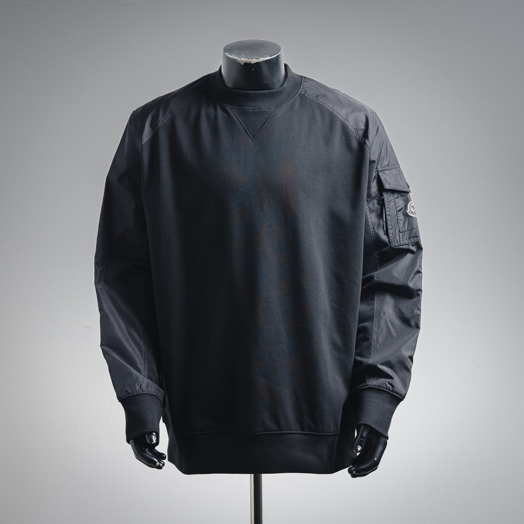 Mon 25fw splicing shirt