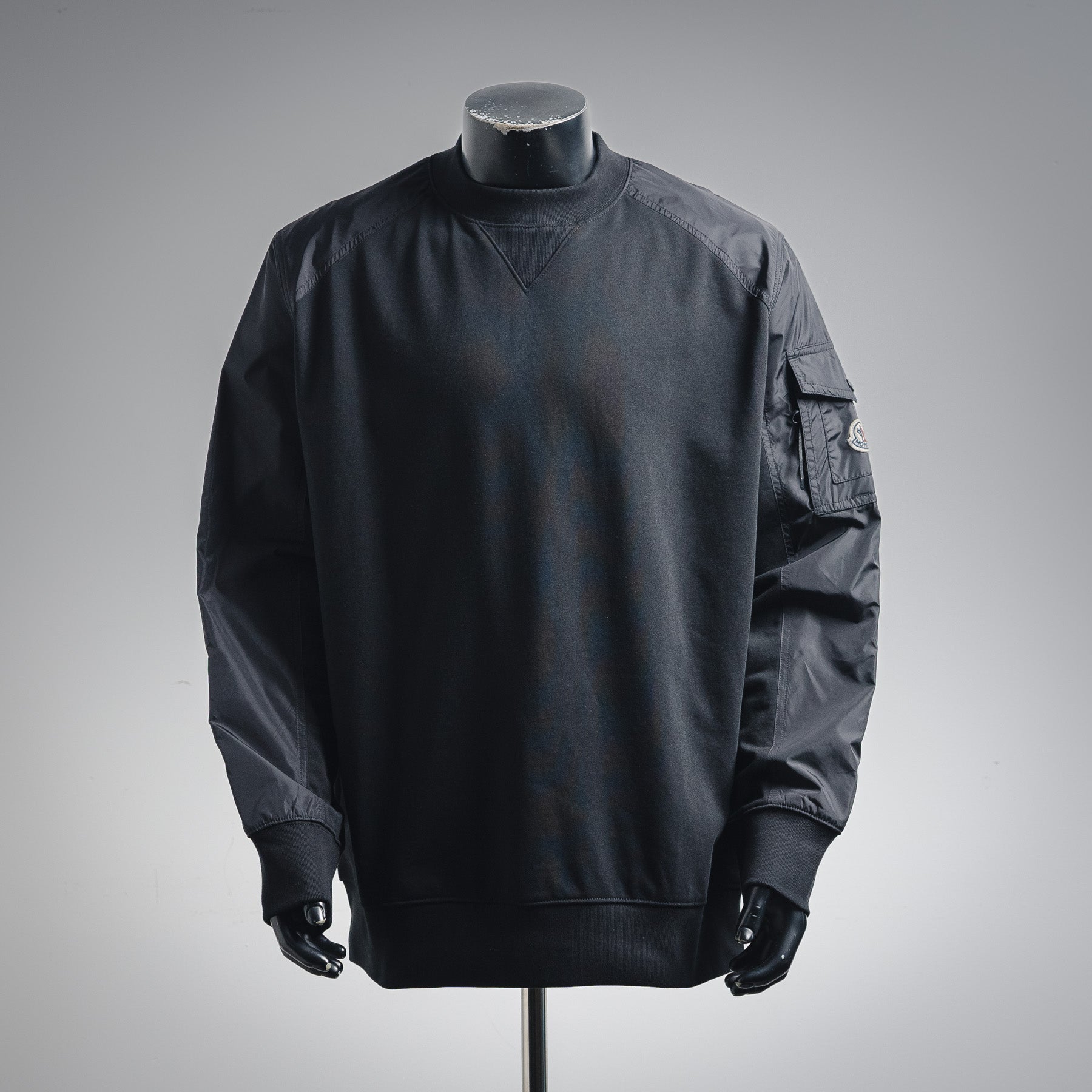 Mon 25fw splicing shirt