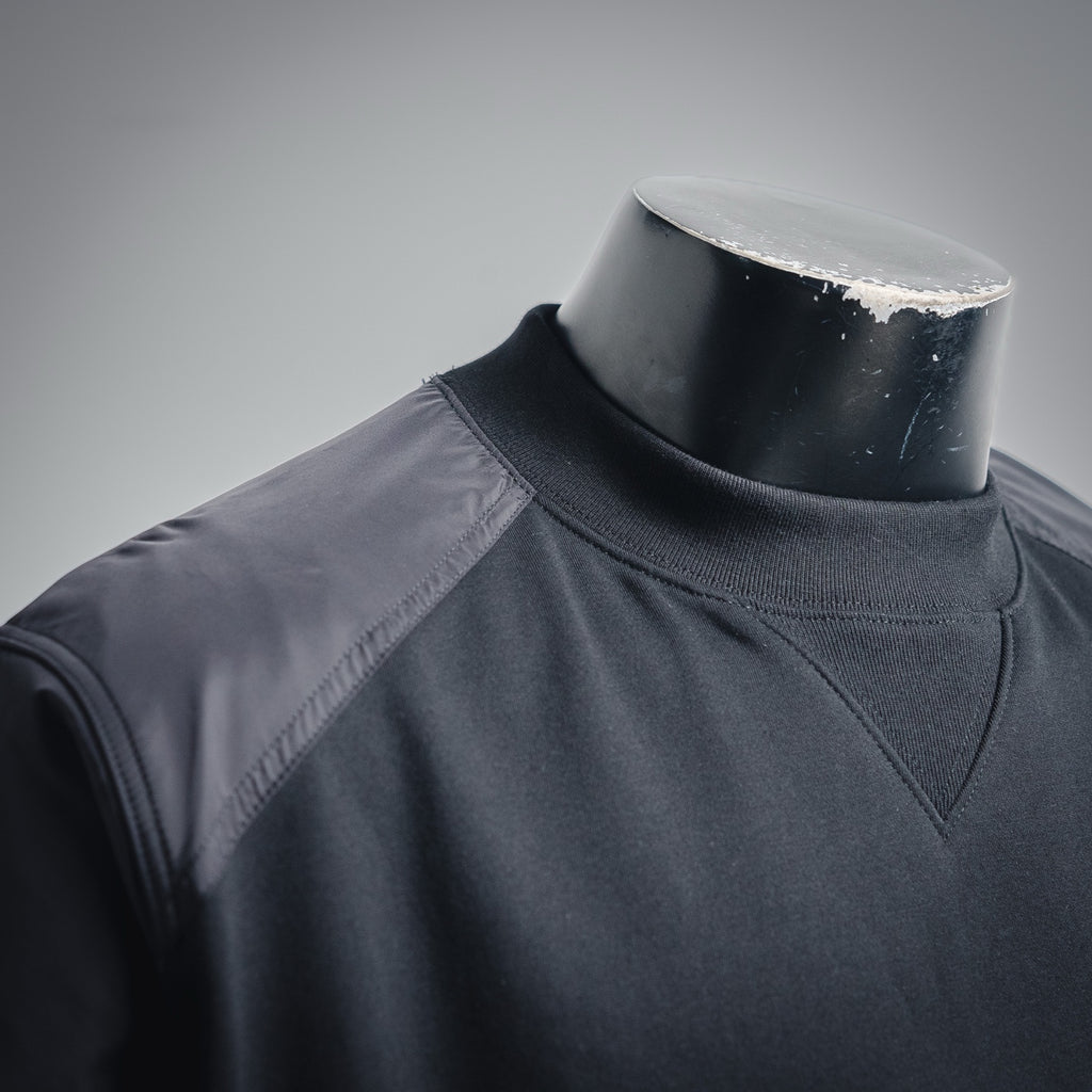 Mon 25fw splicing shirt