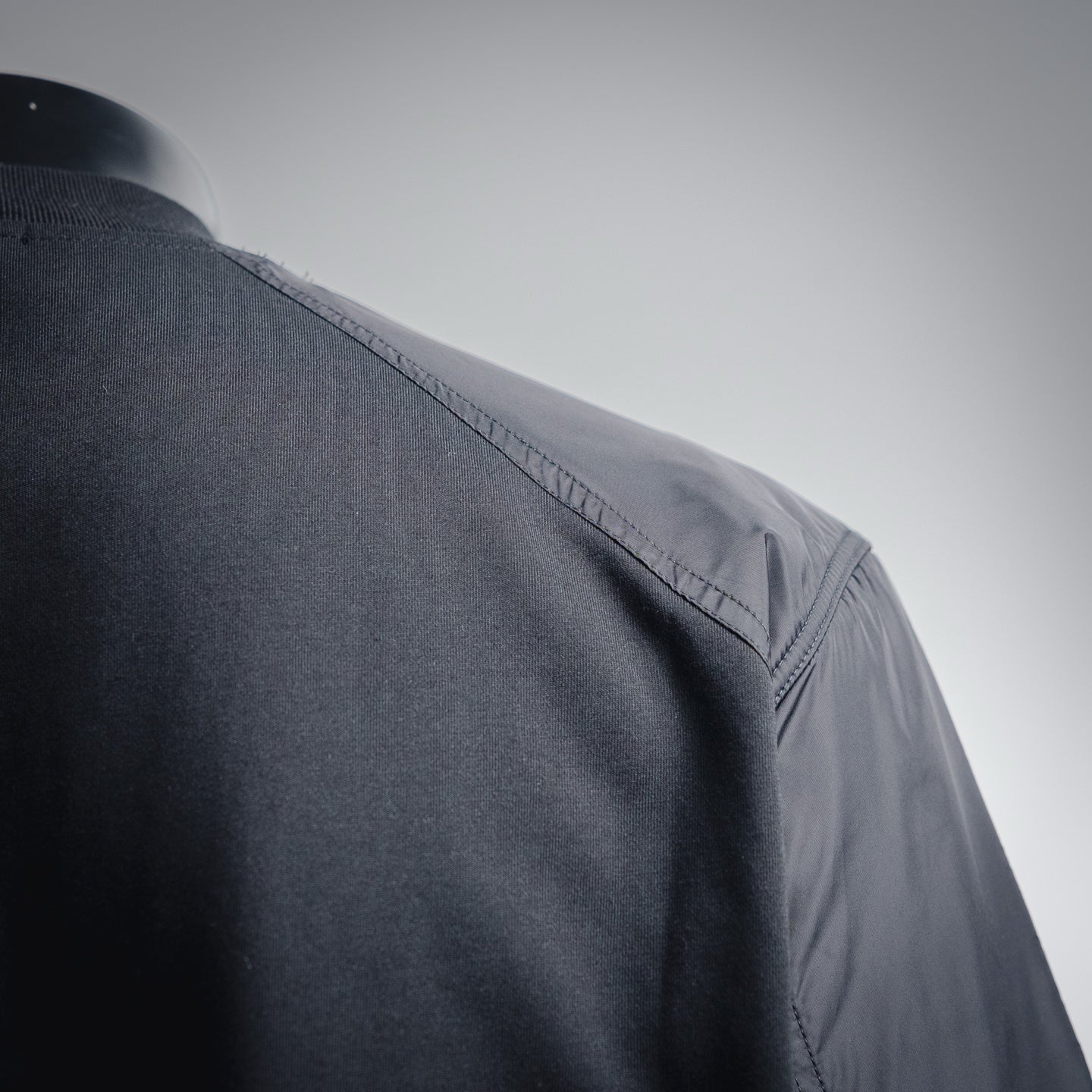 Mon 25fw splicing shirt