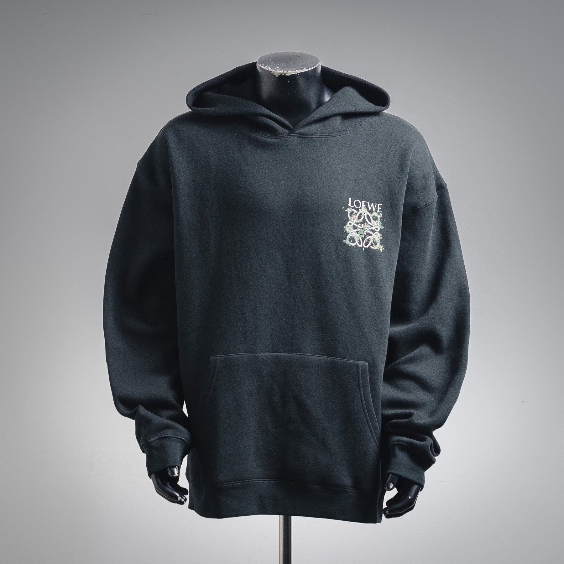 Loe 25fw printed hoodie