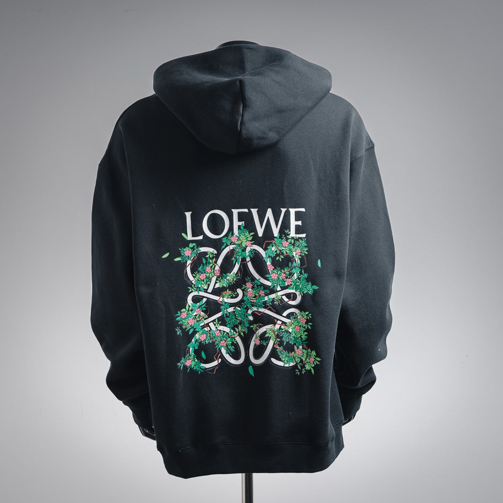 Loe 25fw printed hoodie