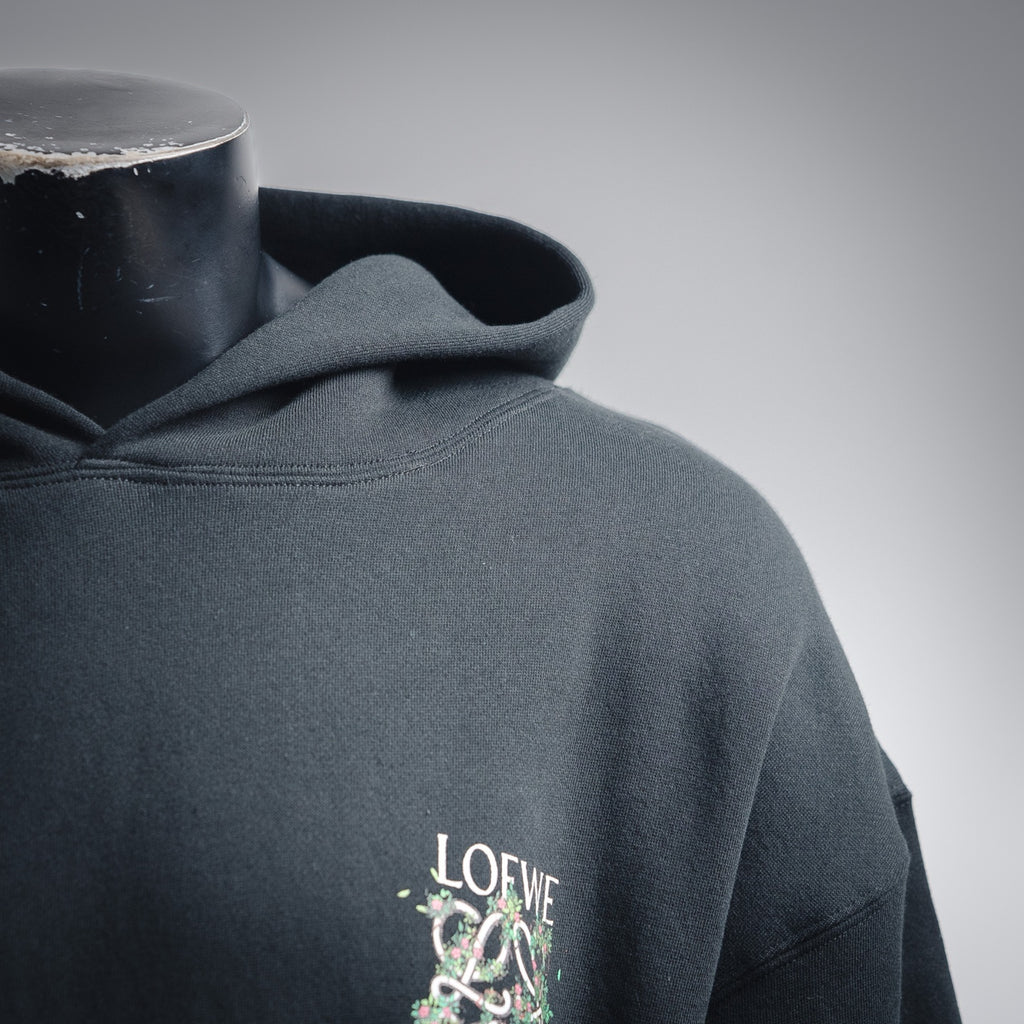 Loe 25fw printed hoodie