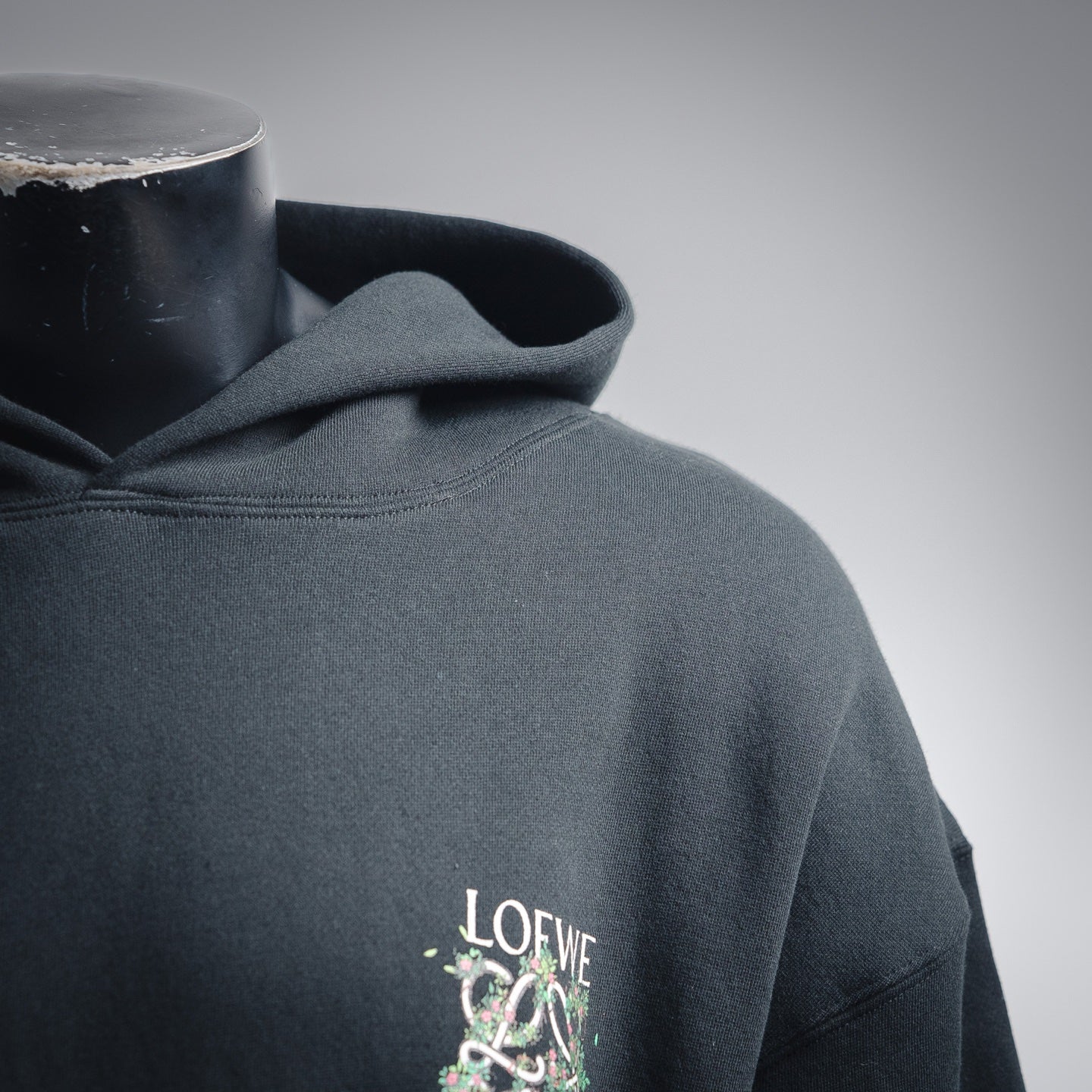Loe 25fw printed hoodie