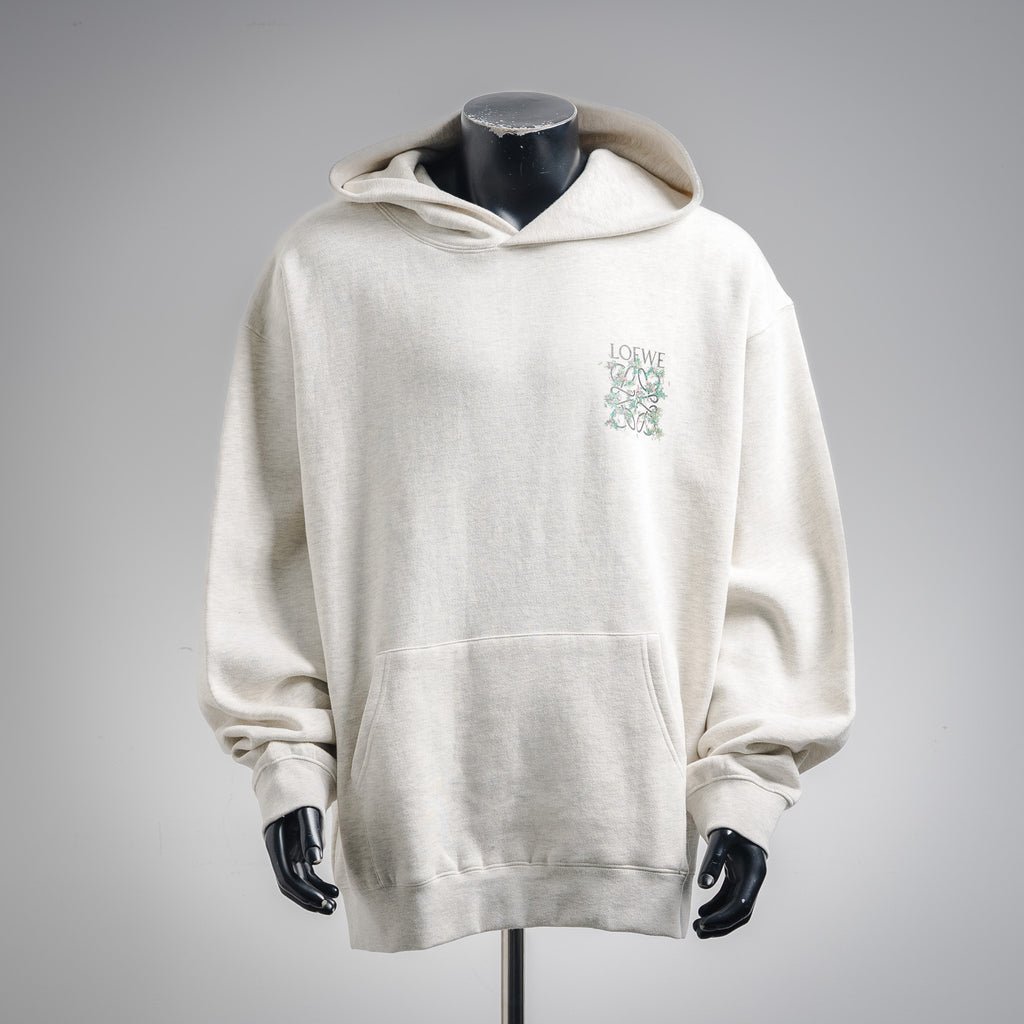 Loe 25fw printed hoodie