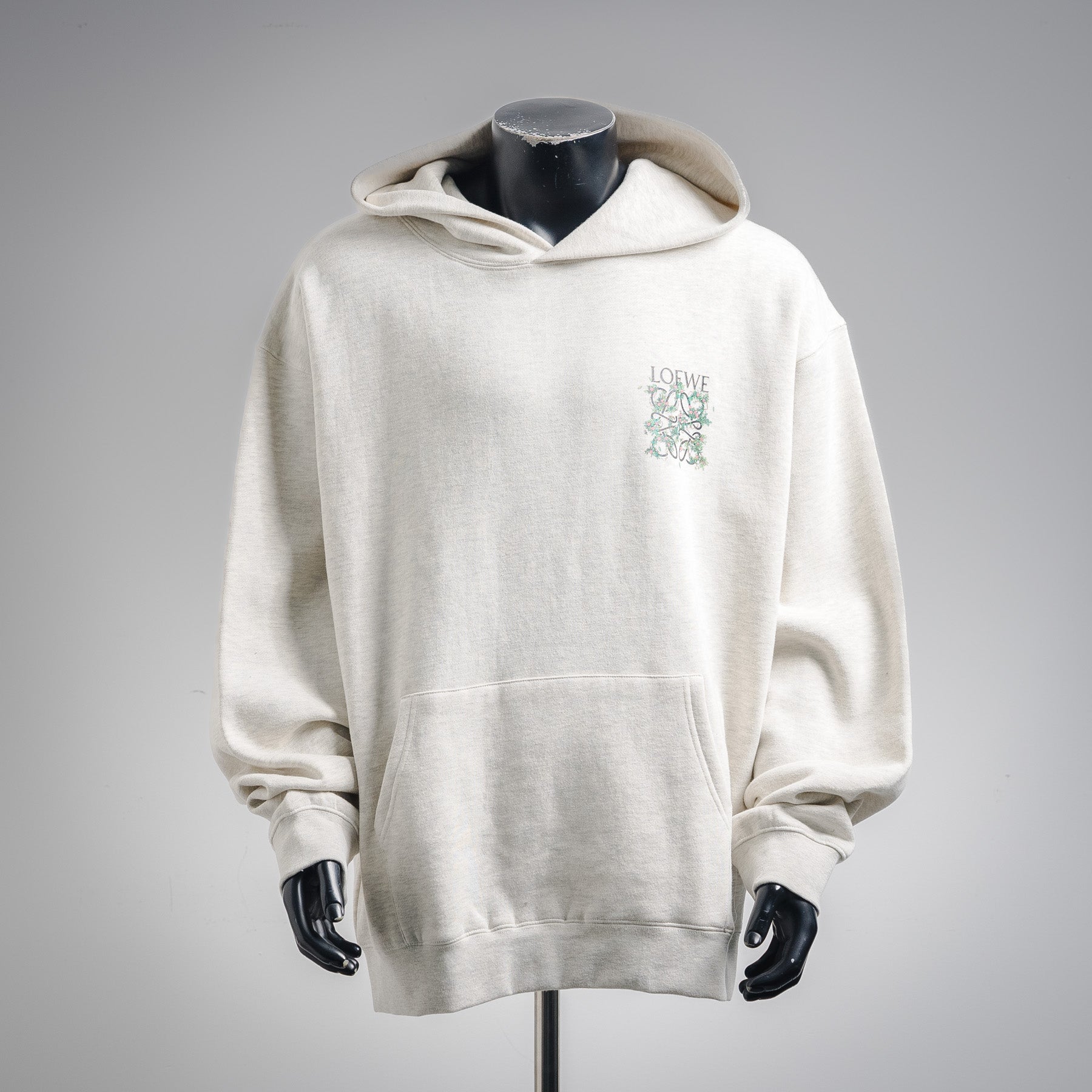 Loe 25fw printed hoodie