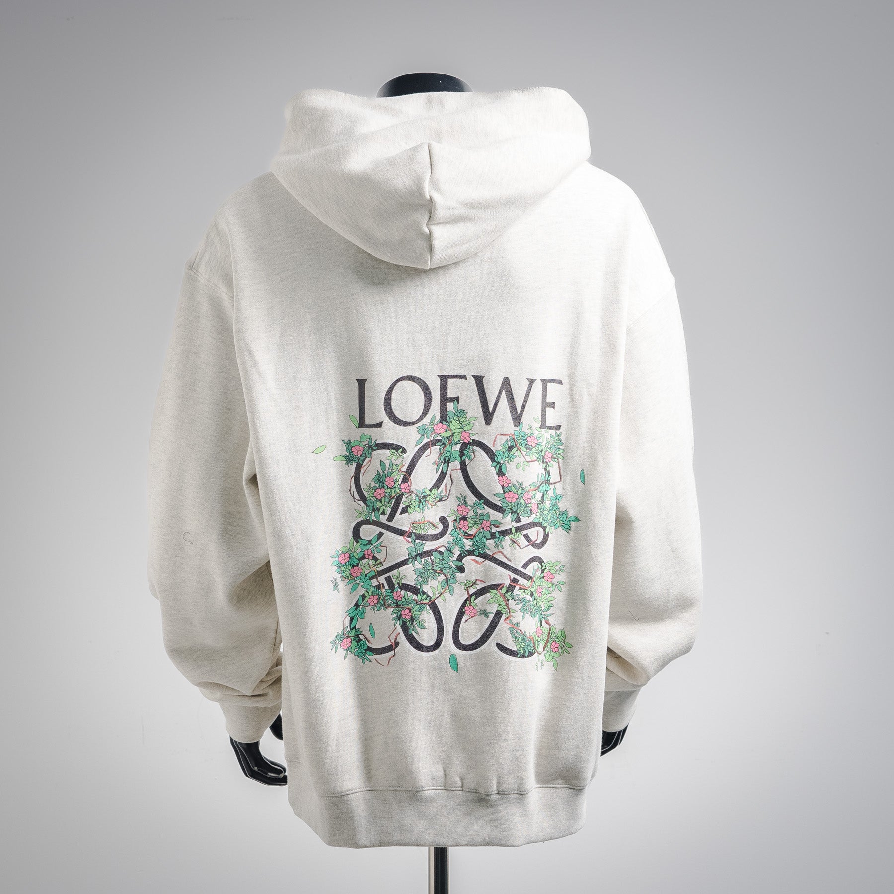 Loe 25fw printed hoodie
