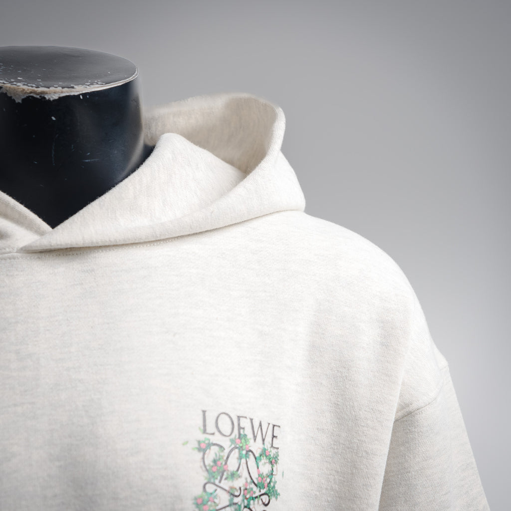 Loe 25fw printed hoodie