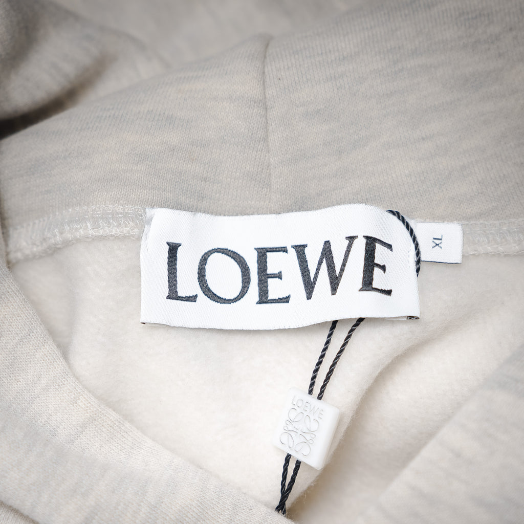Loe 25fw printed hoodie