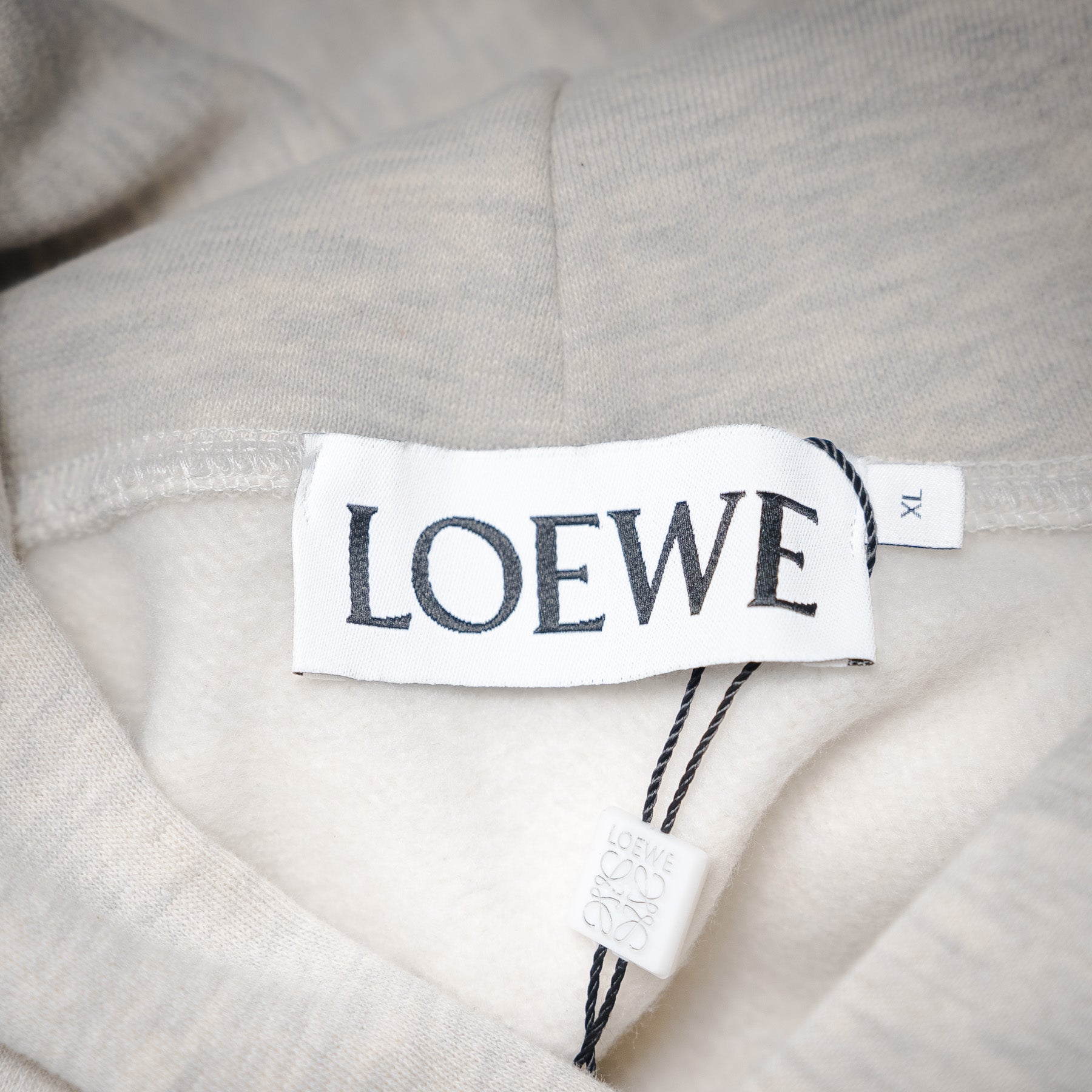 Loe 25fw printed hoodie