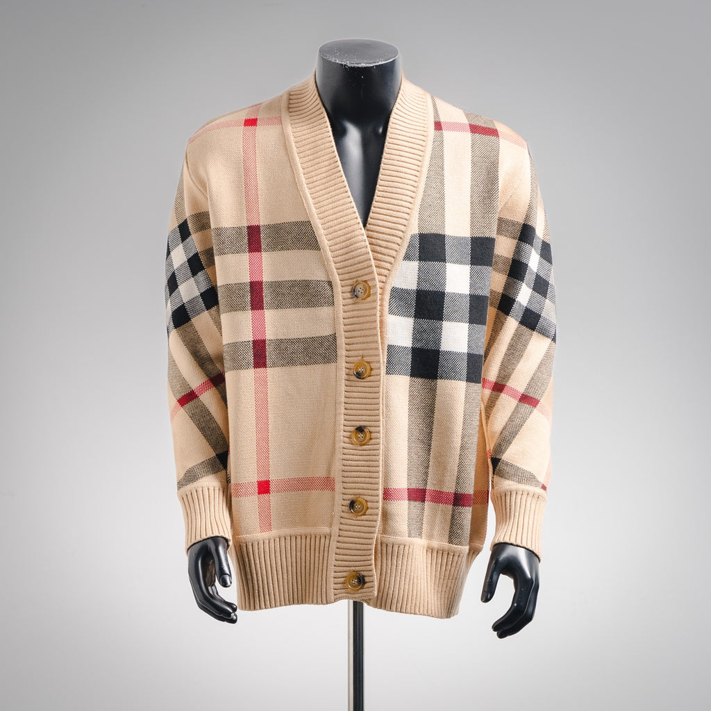 Burber 25fw jacquard cardigan