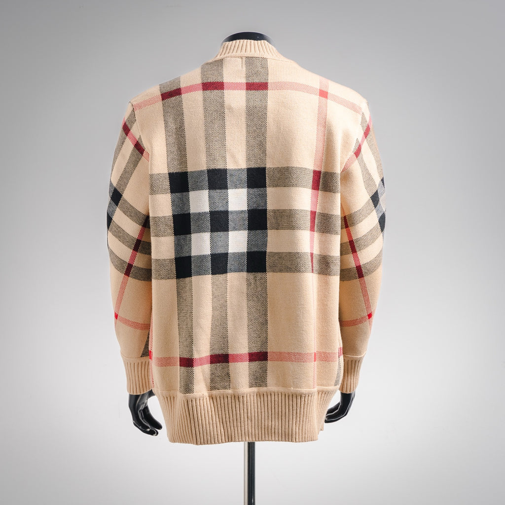Burber 25fw jacquard cardigan