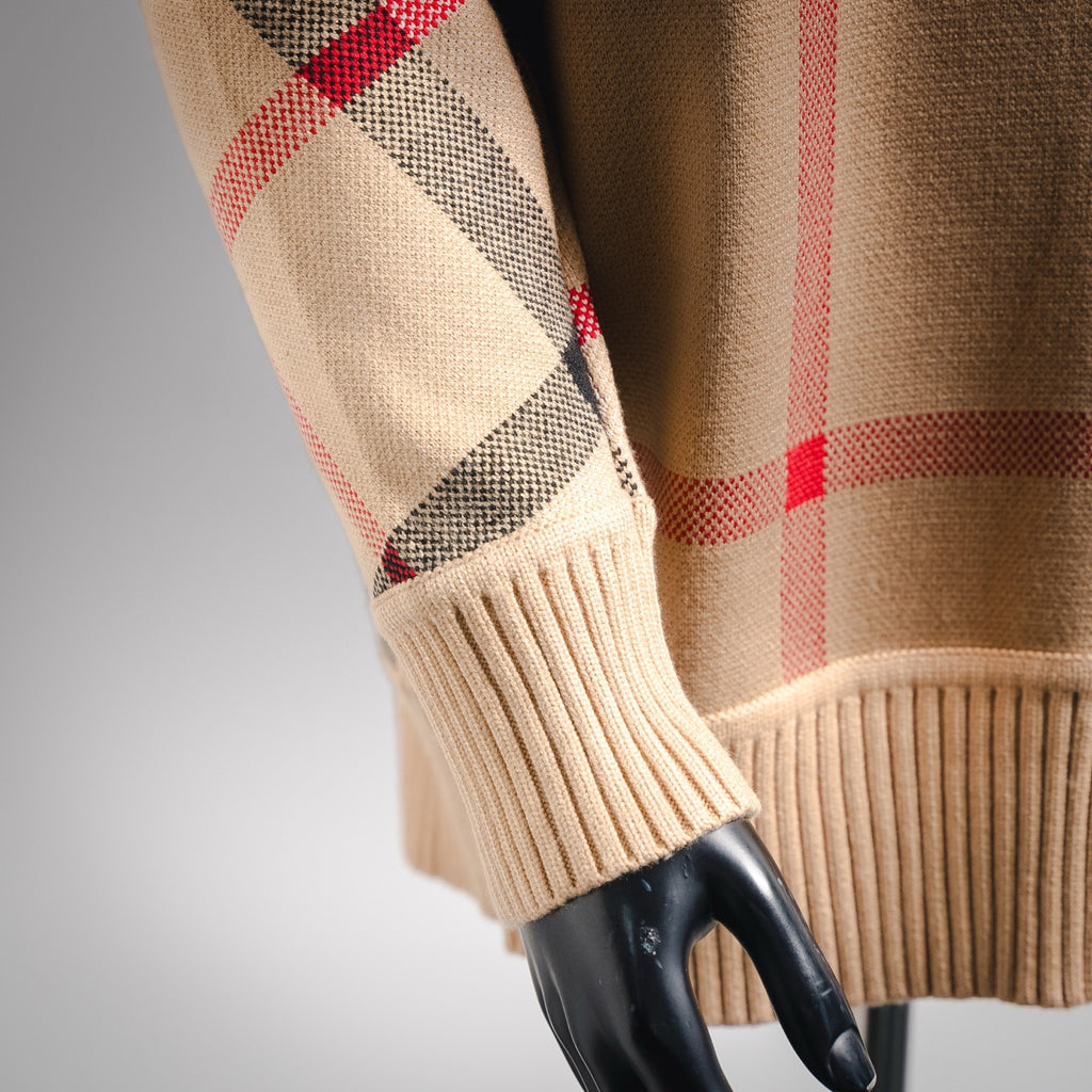 Burber 25fw jacquard cardigan