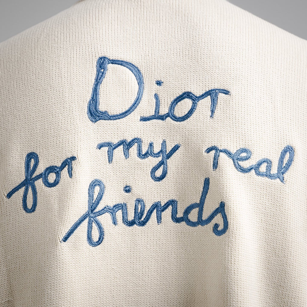 CD 25fw embroidered cardigan