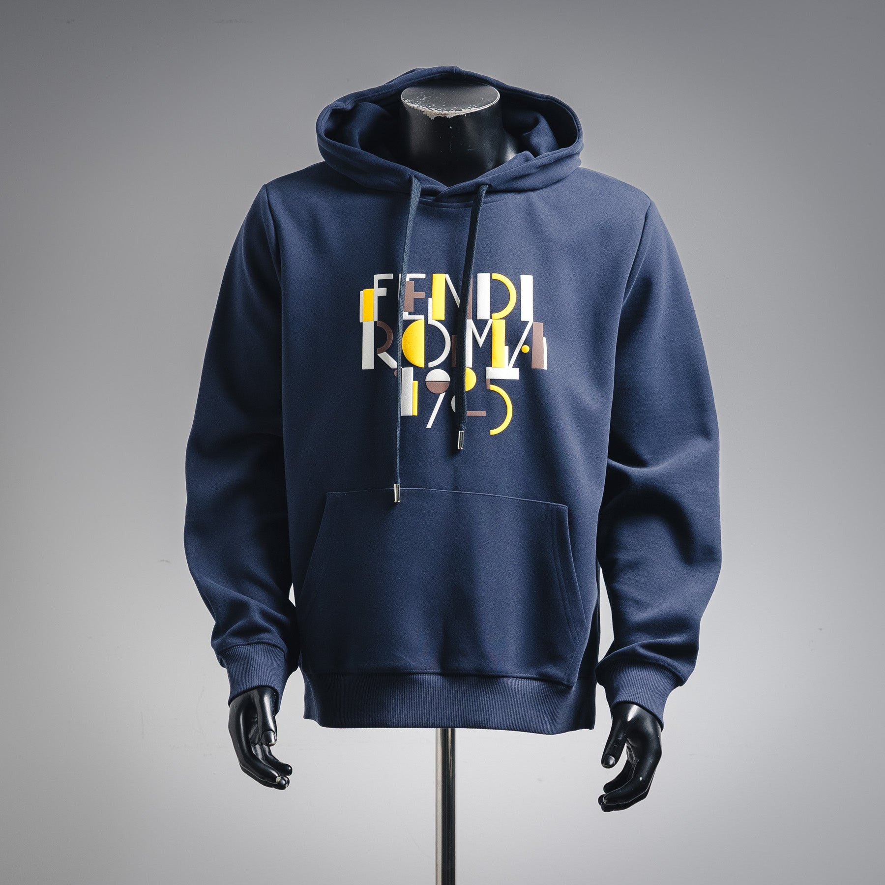 Fend 25fw printed hoodie