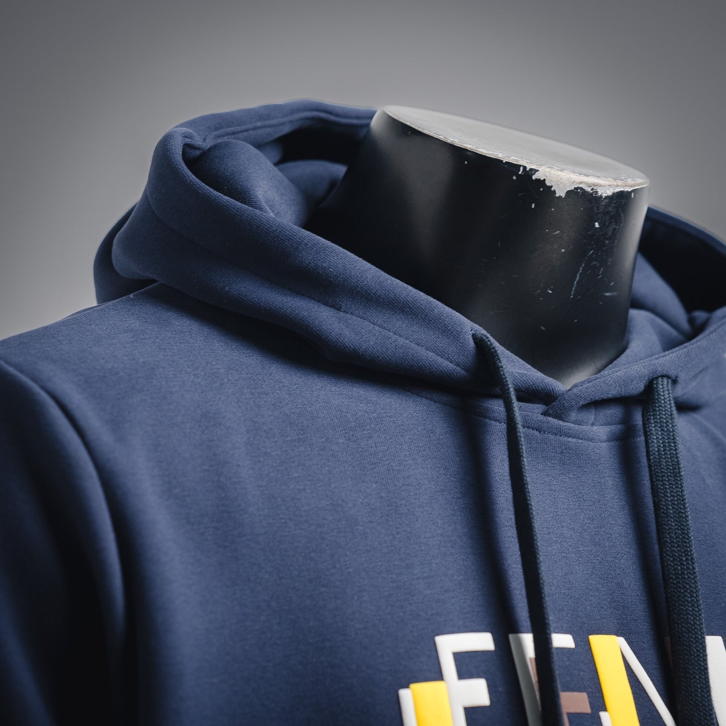 Fend 25fw printed hoodie