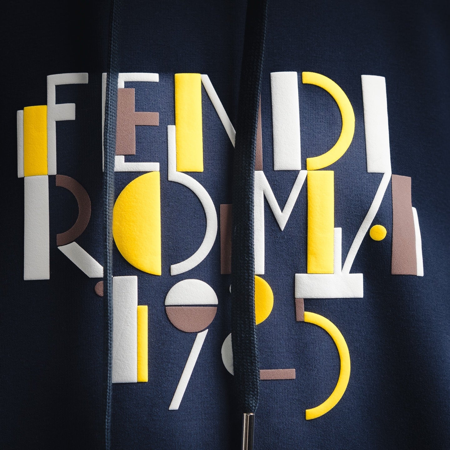 Fend 25fw printed hoodie