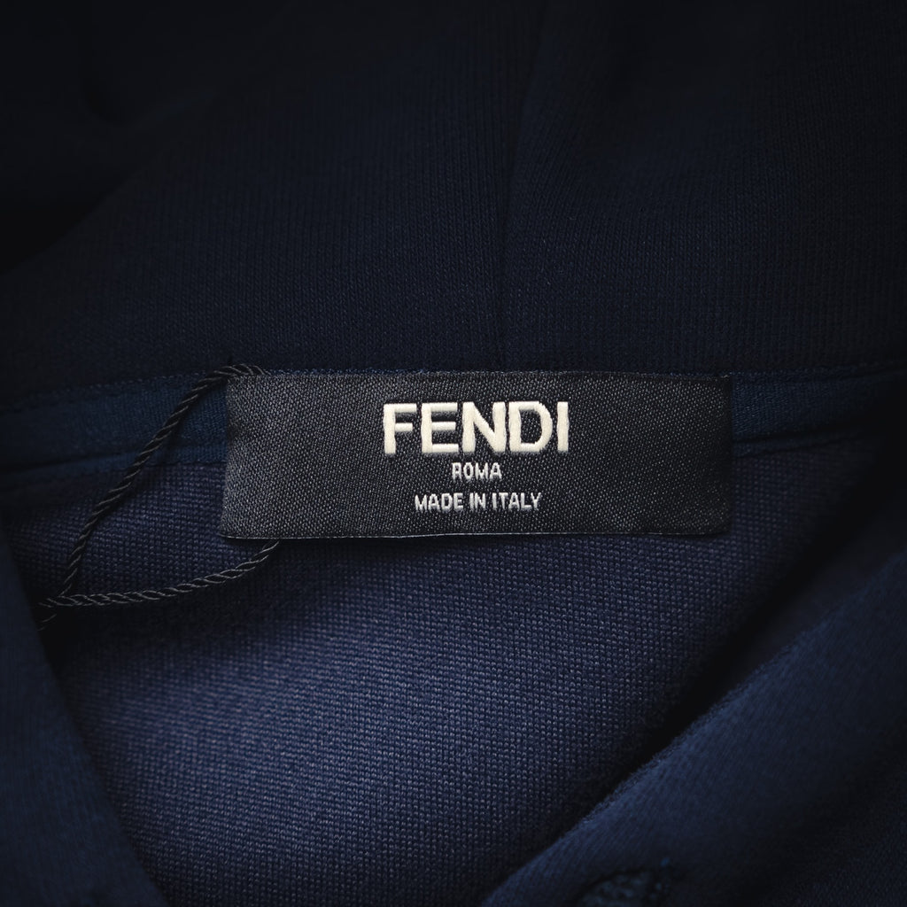 Fend 25fw printed hoodie