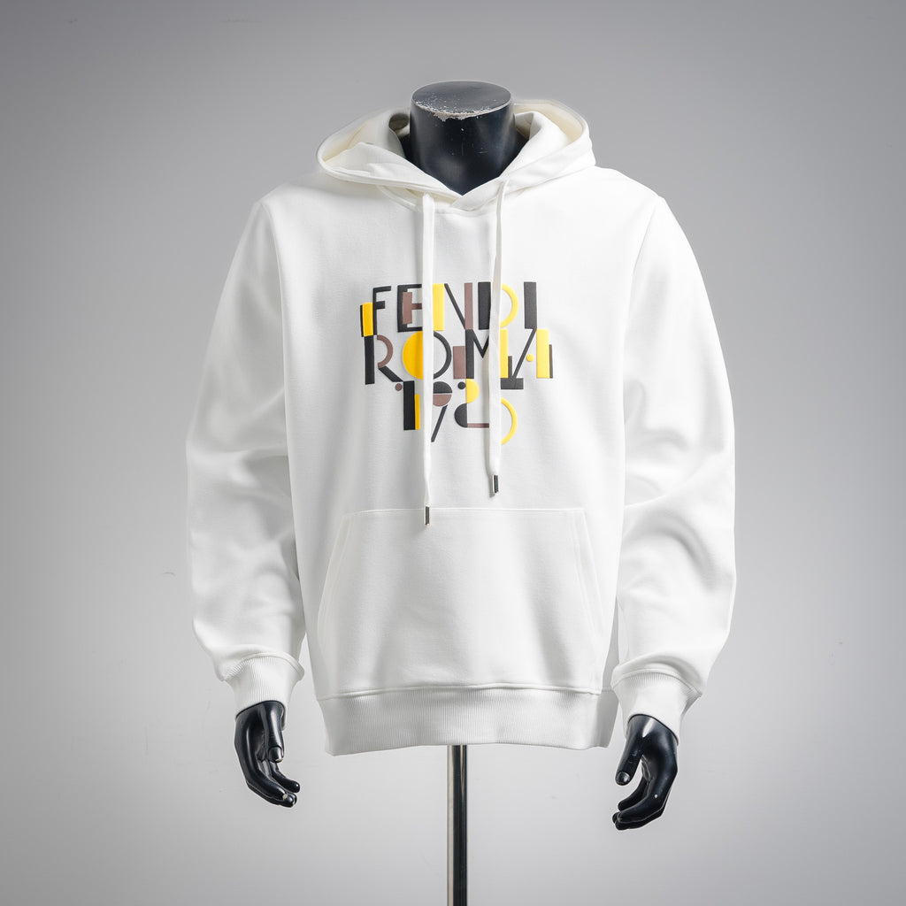 Fend 25fw printed hoodie
