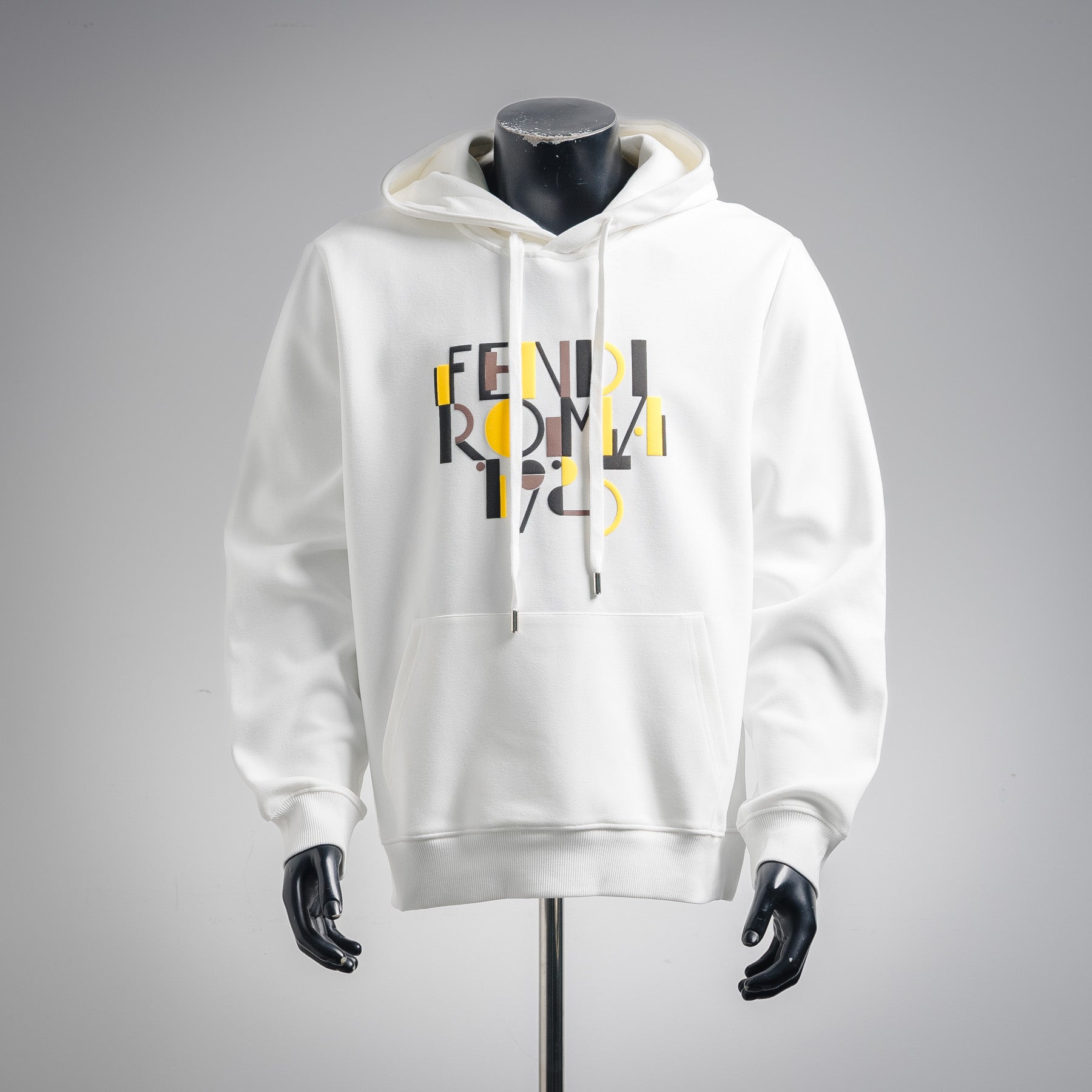 Fend 25fw printed hoodie