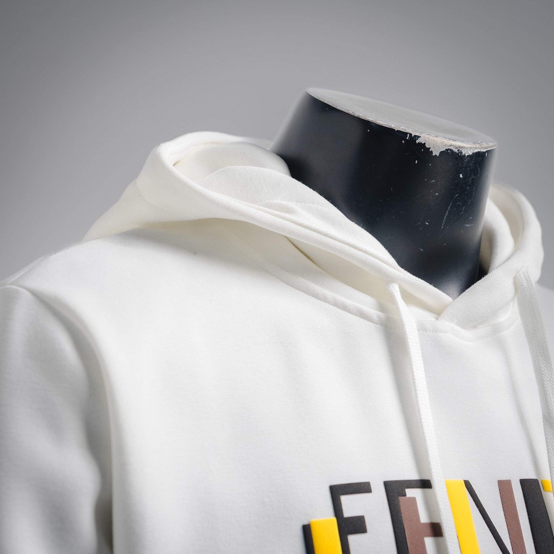 Fend 25fw printed hoodie