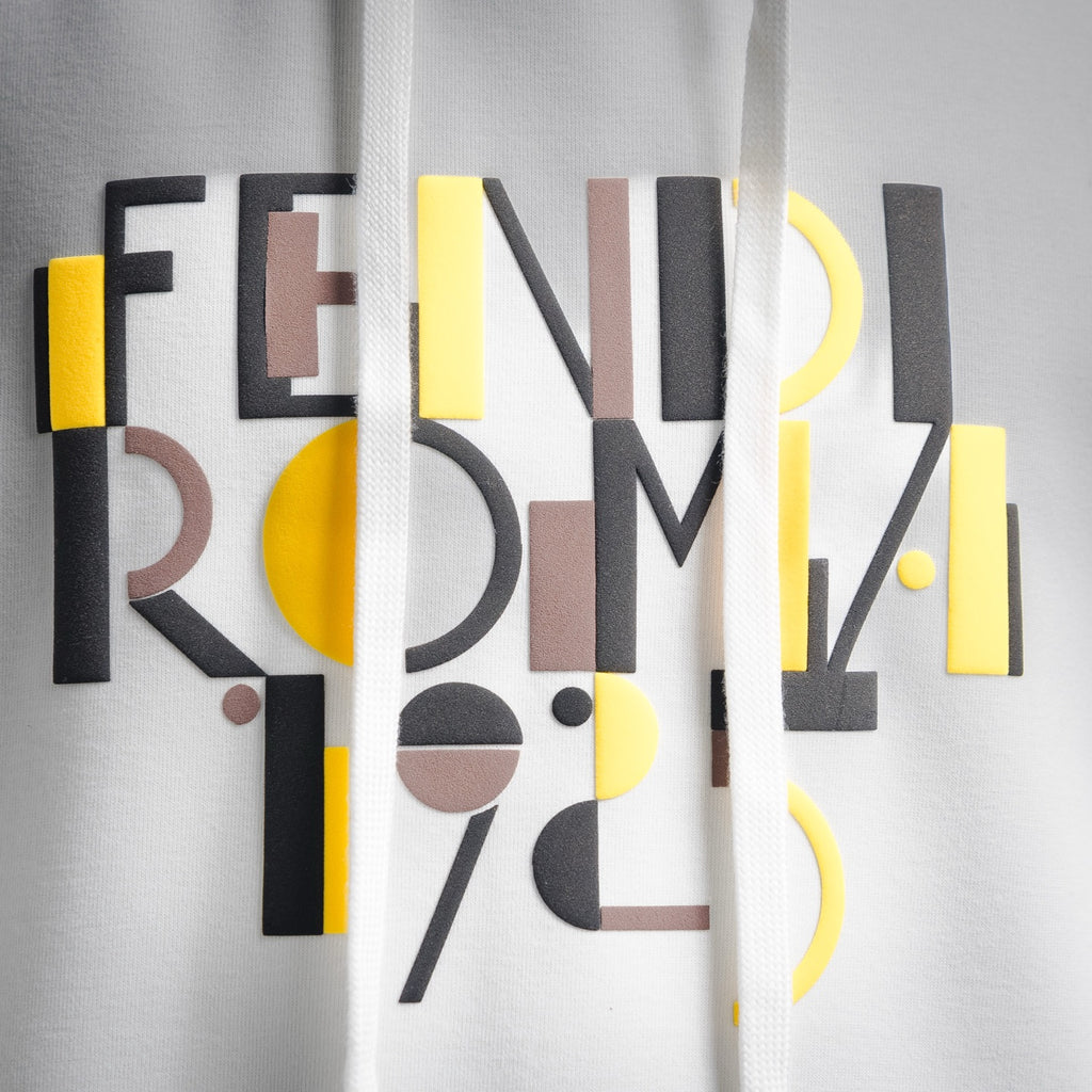 Fend 25fw printed hoodie