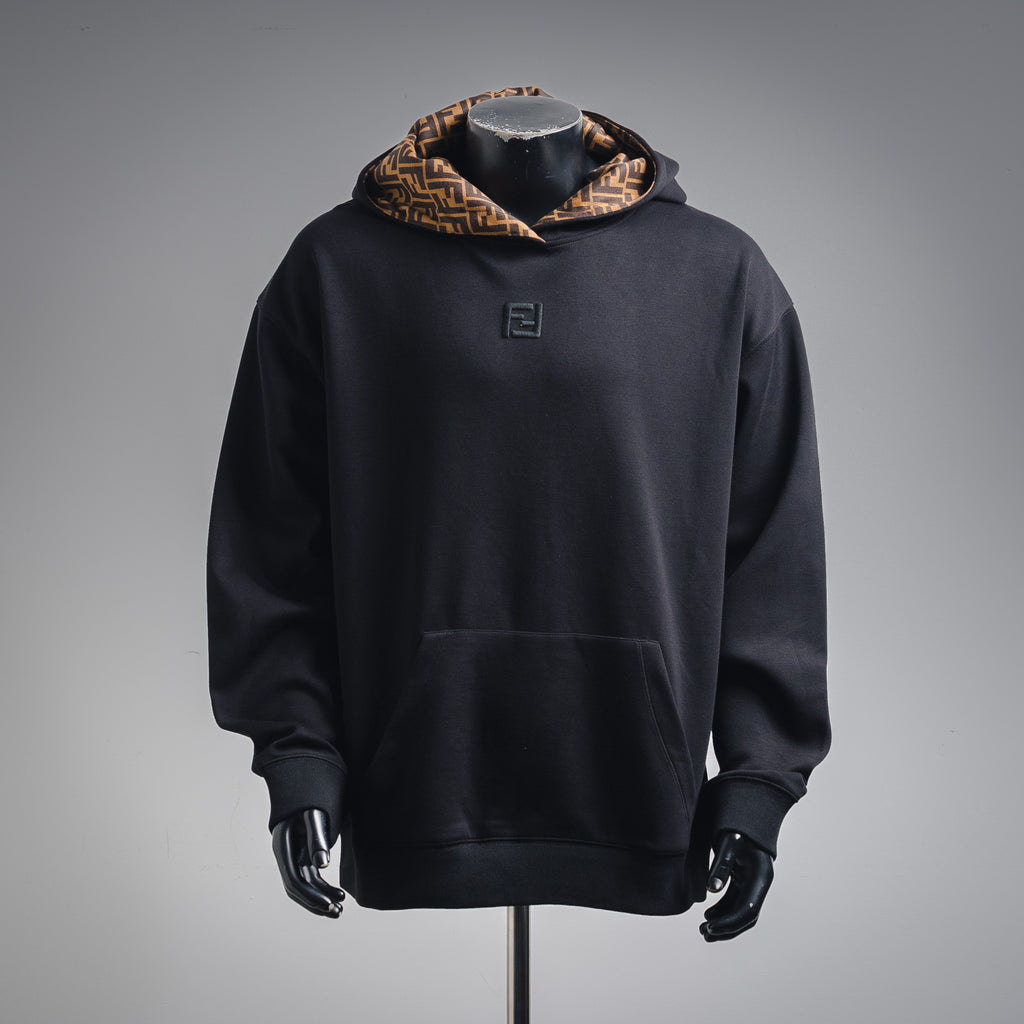 Fend 25fw embroidered hoodie