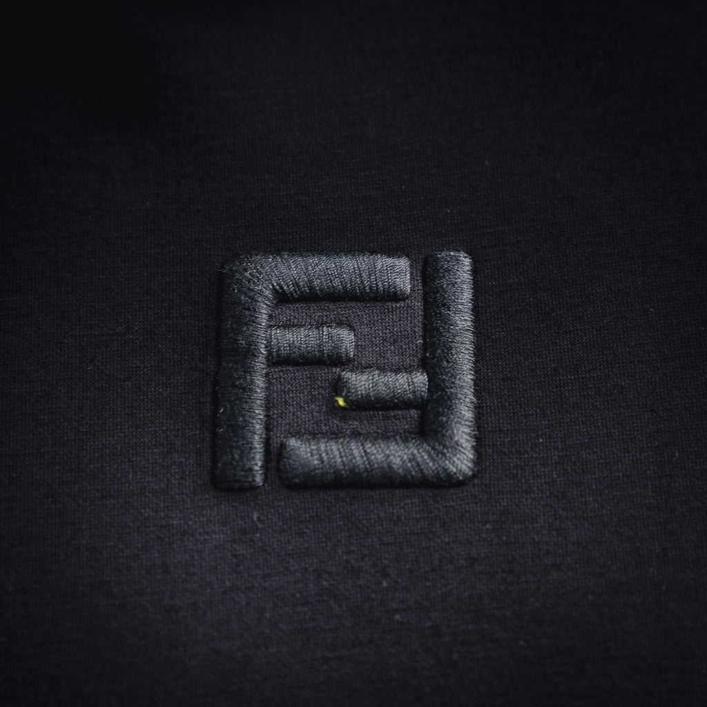 Fend 25fw embroidered hoodie