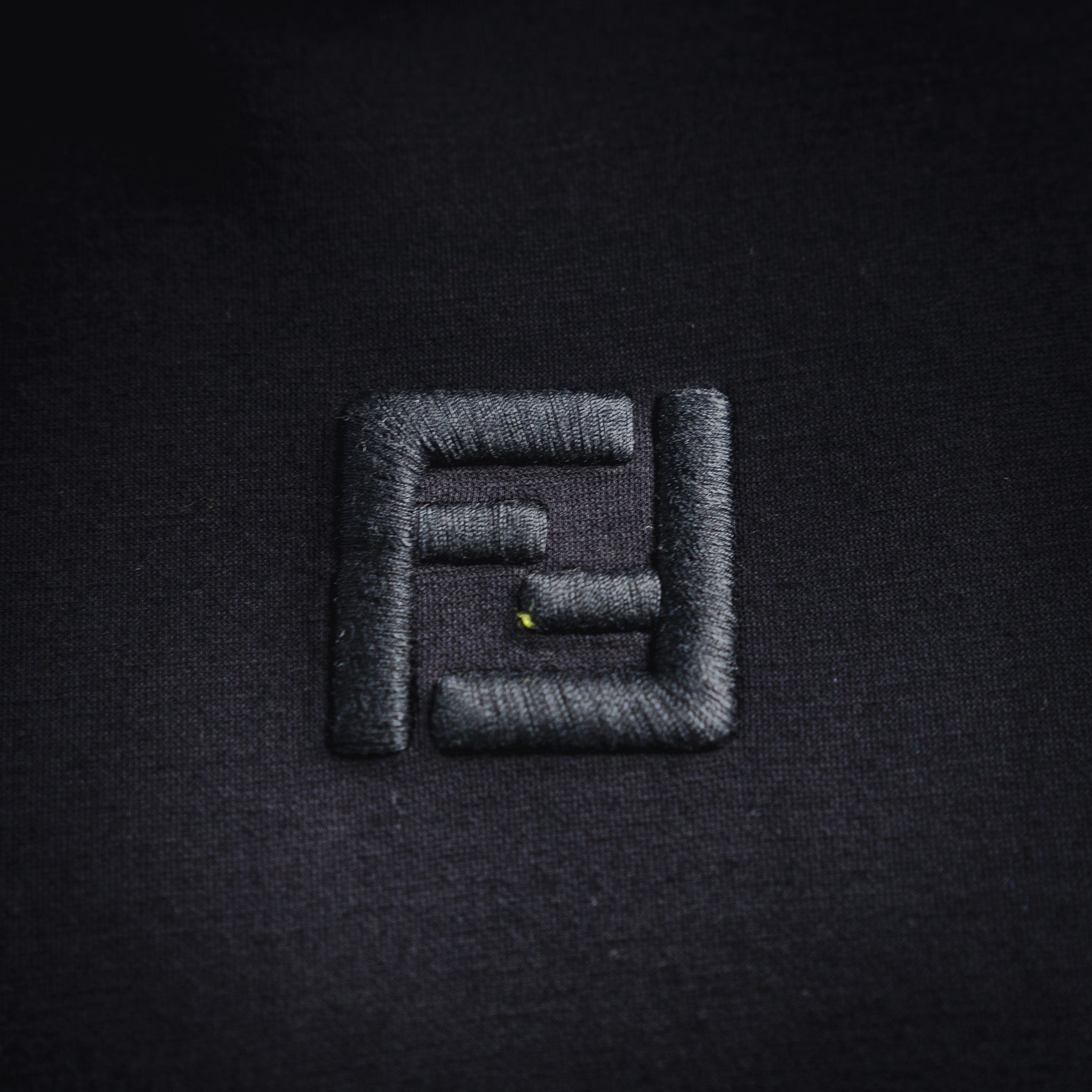 Fend 25fw embroidered hoodie