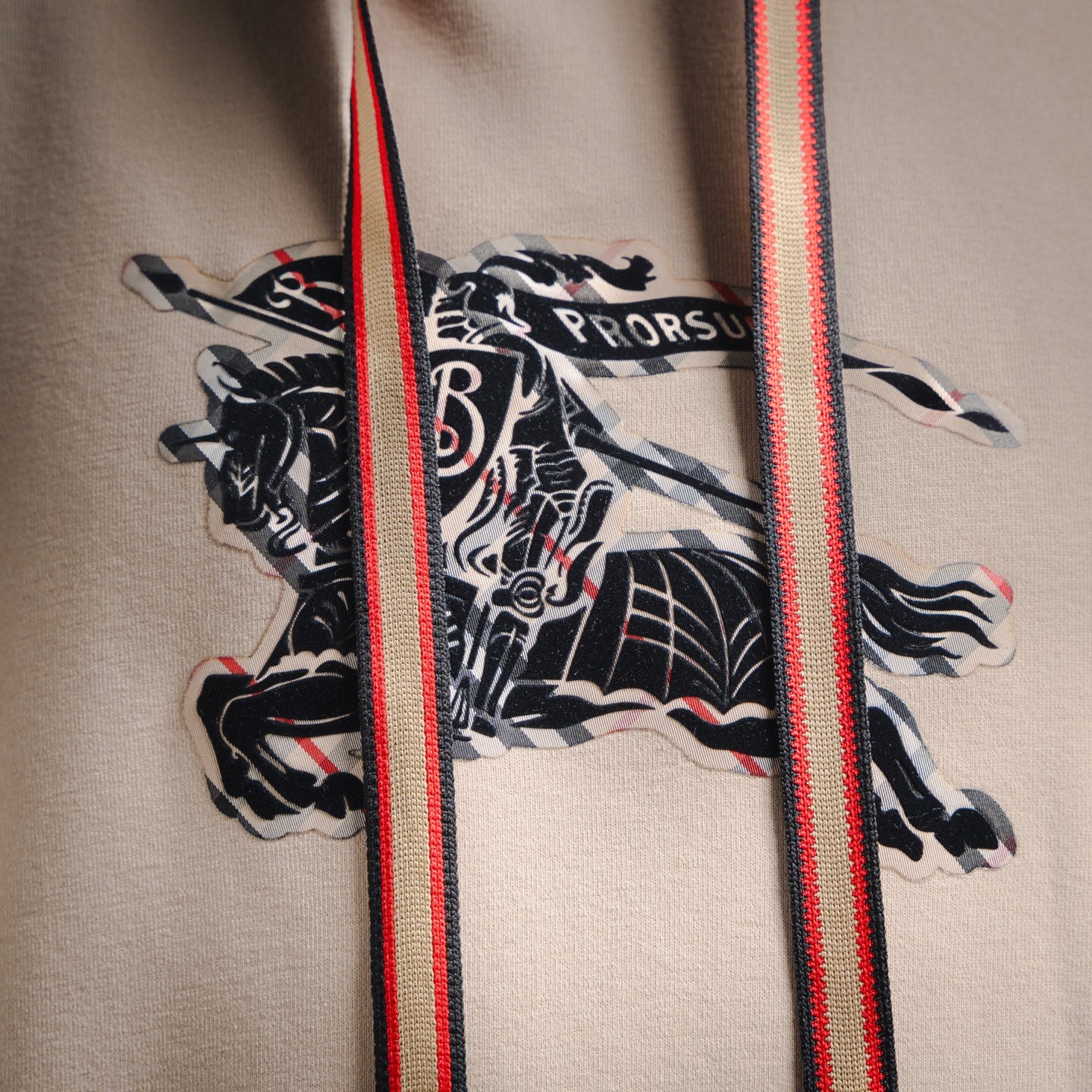 Burbery 25fw printed hoodie