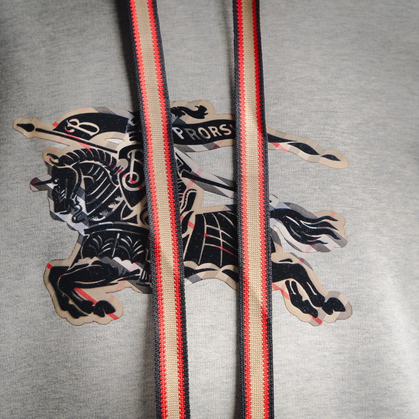 Burbery 25fw printed hoodie