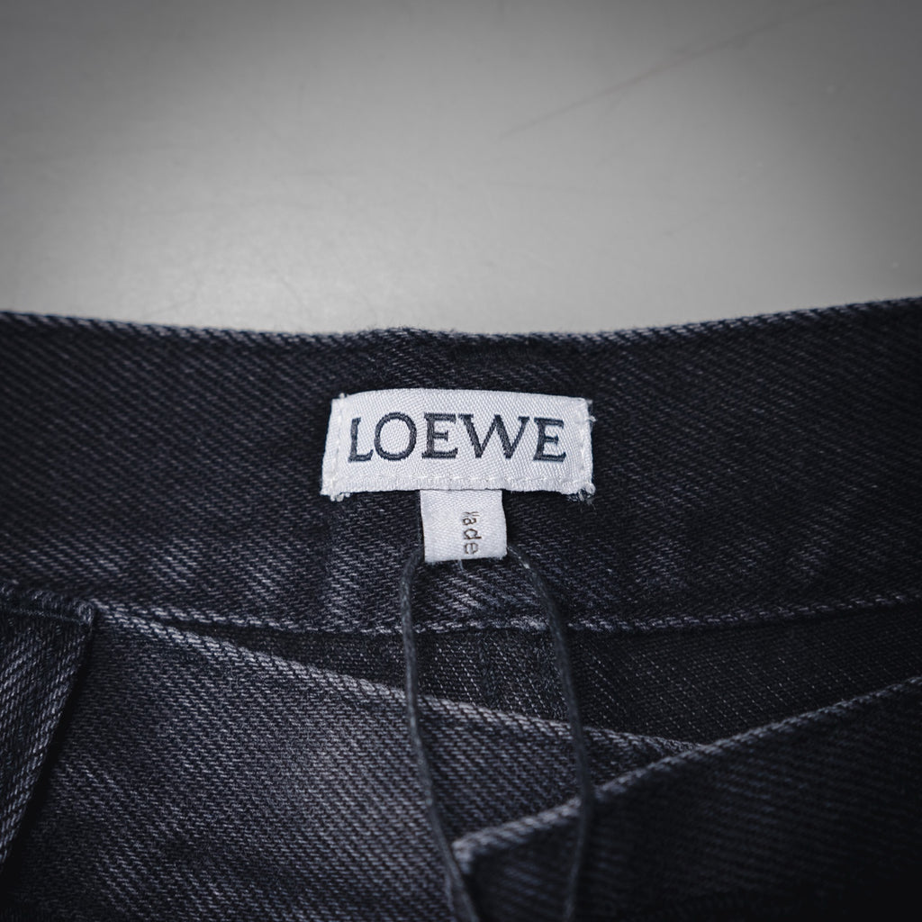 Loe 25fw embroidered jeans