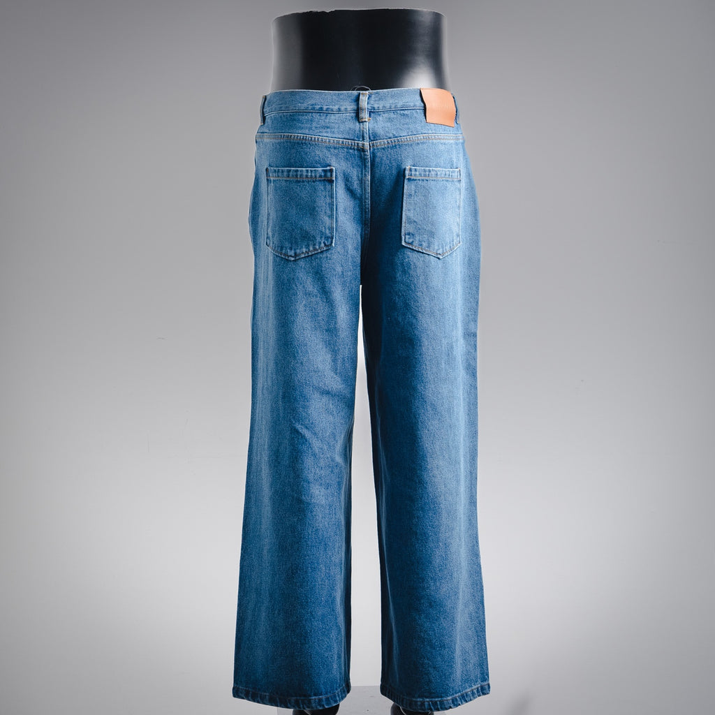 Loe 25fw embroidered jeans