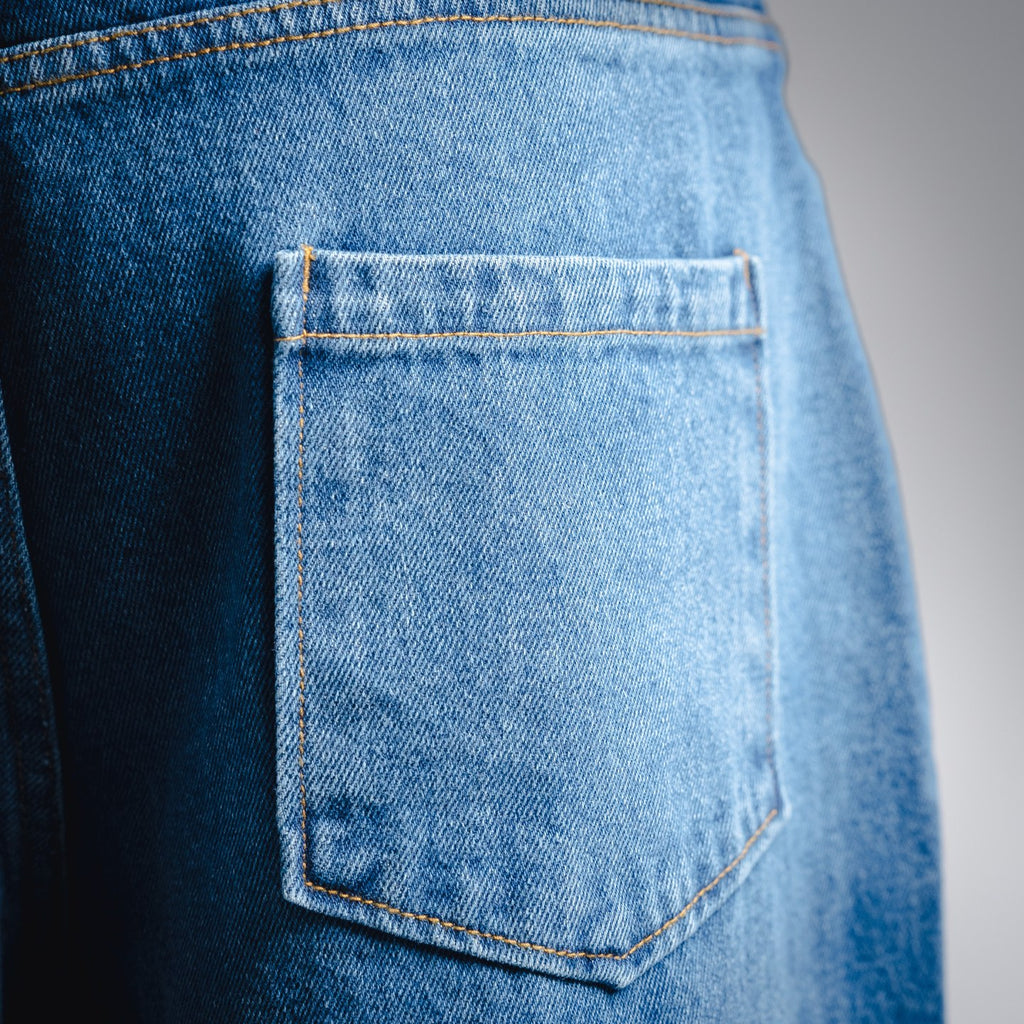 Loe 25fw embroidered jeans