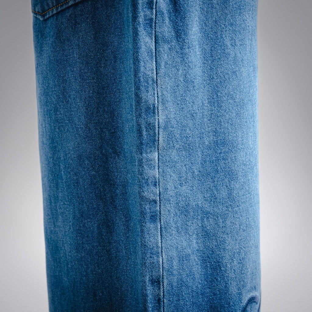 Loe 25fw embroidered jeans