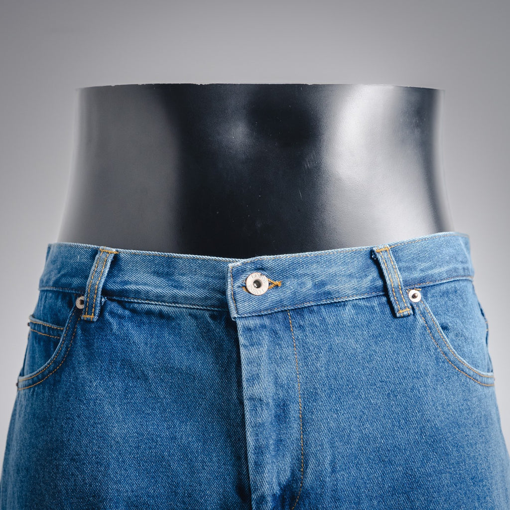 Loe 25fw embroidered jeans