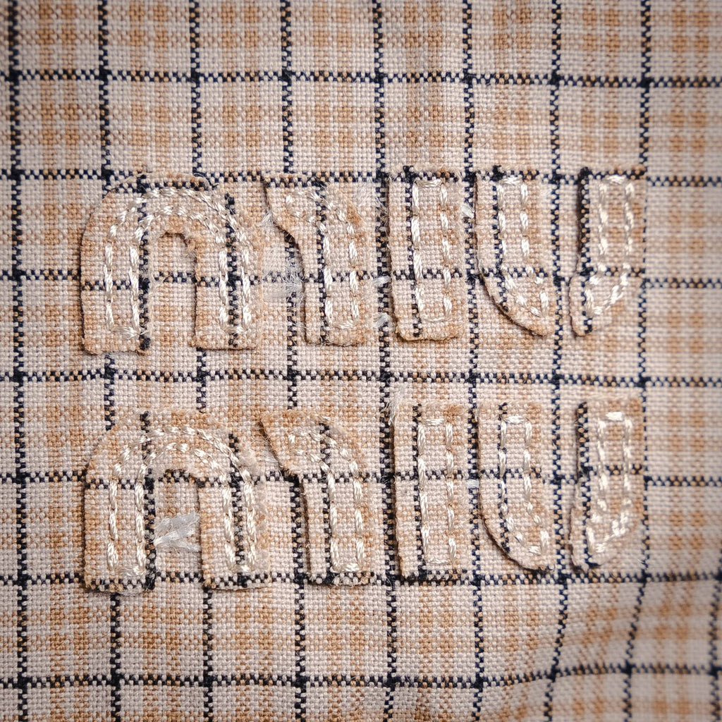 Miu 25fw embroidered jacket