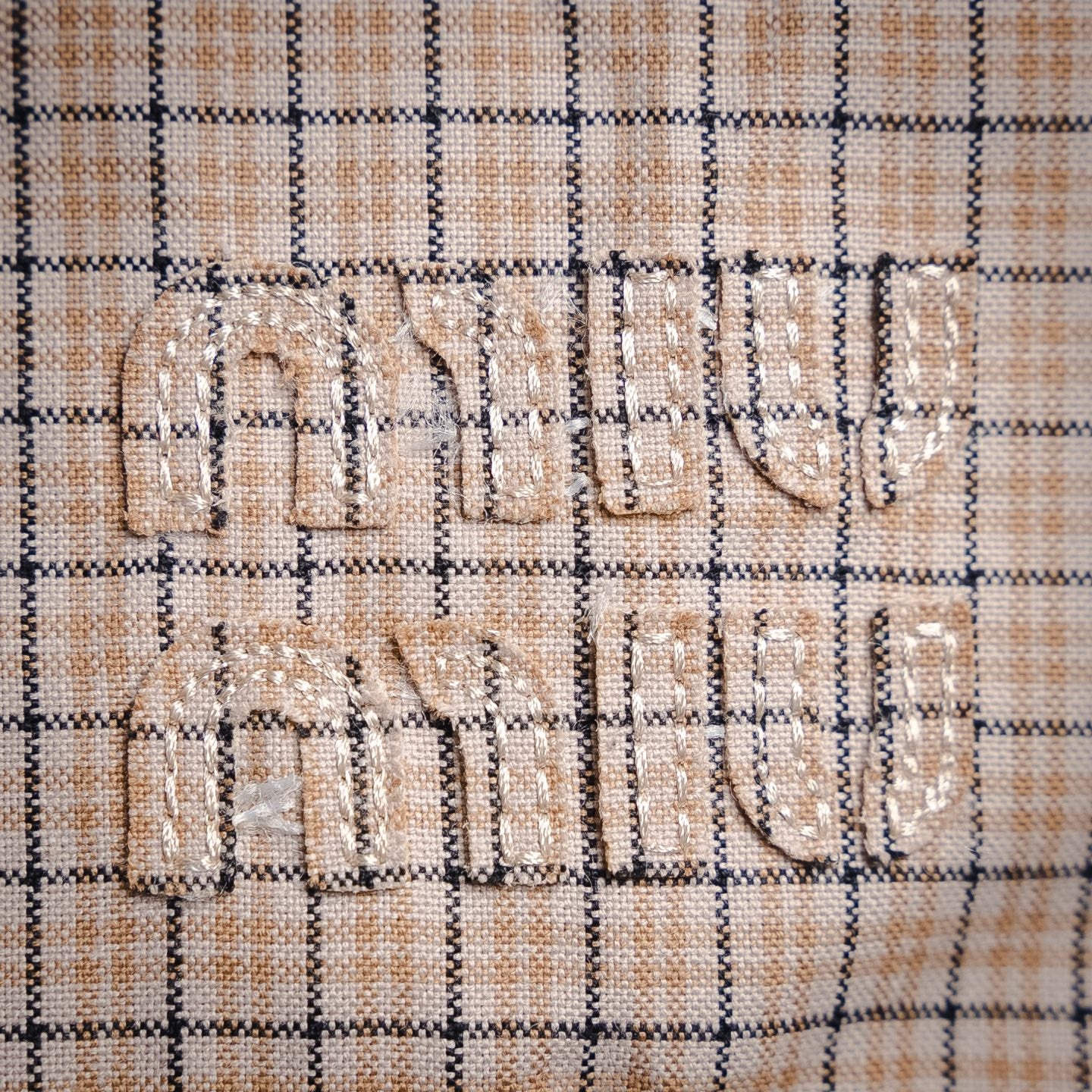 Miu 25fw embroidered jacket