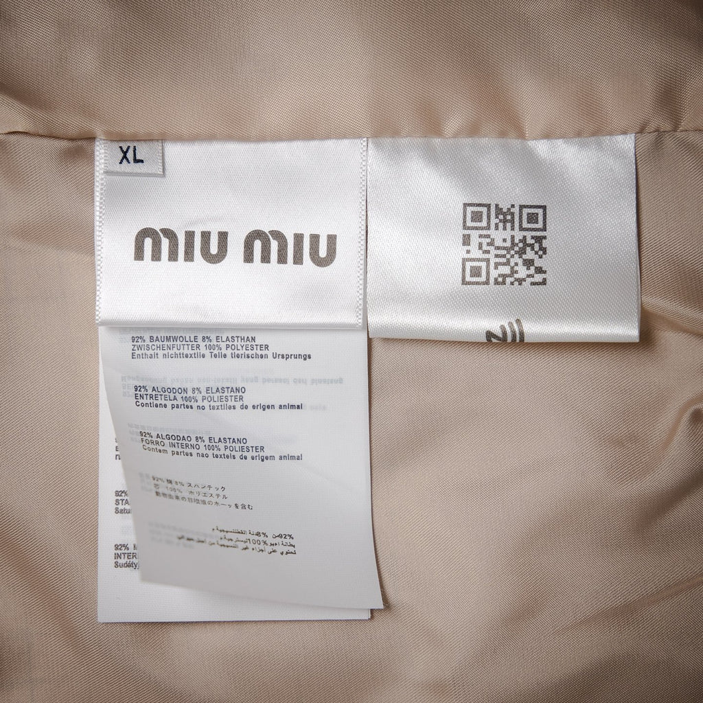 Miu 25fw embroidered jacket