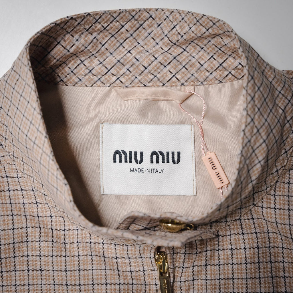 Miu 25fw embroidered jacket