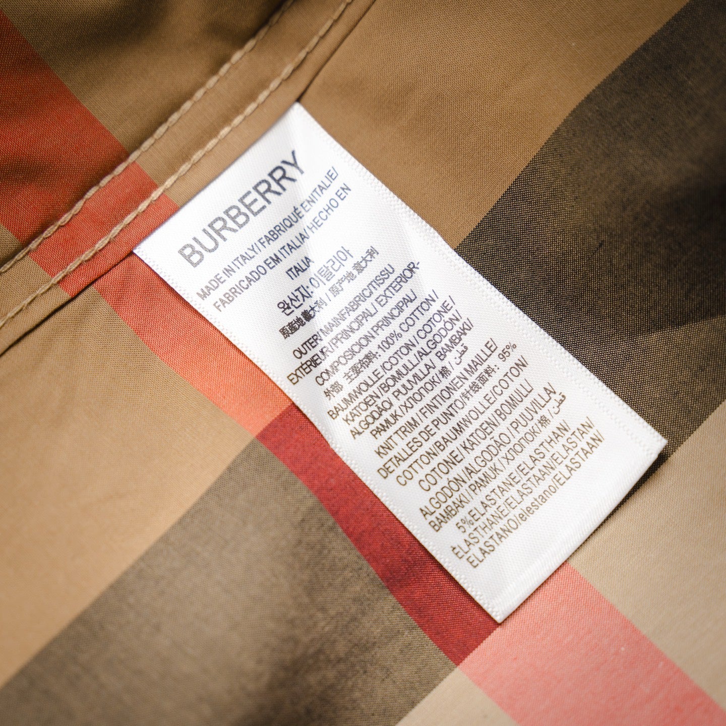 Burbery 25fw plaid shirt