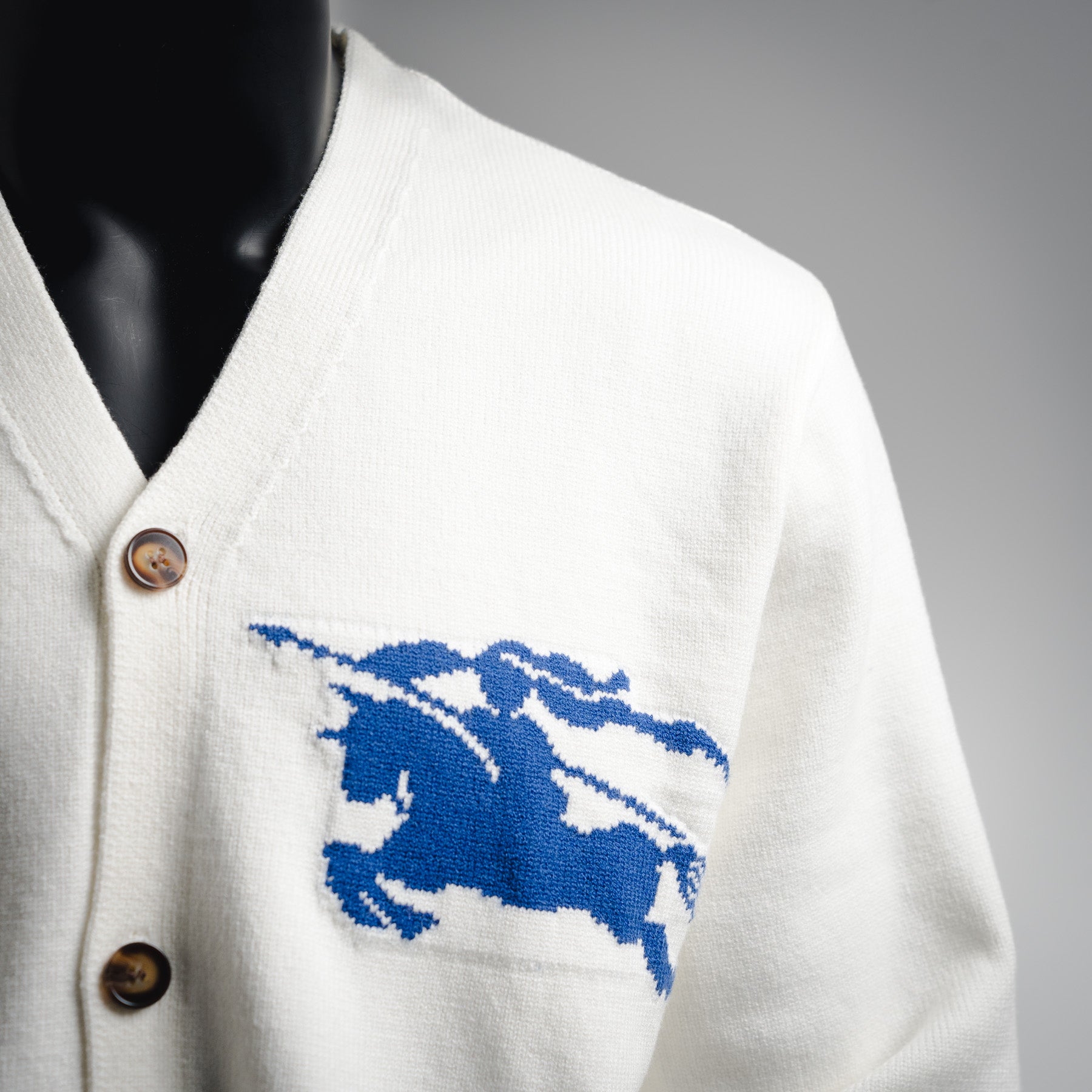 Burbery 25fw embroidered cardigan