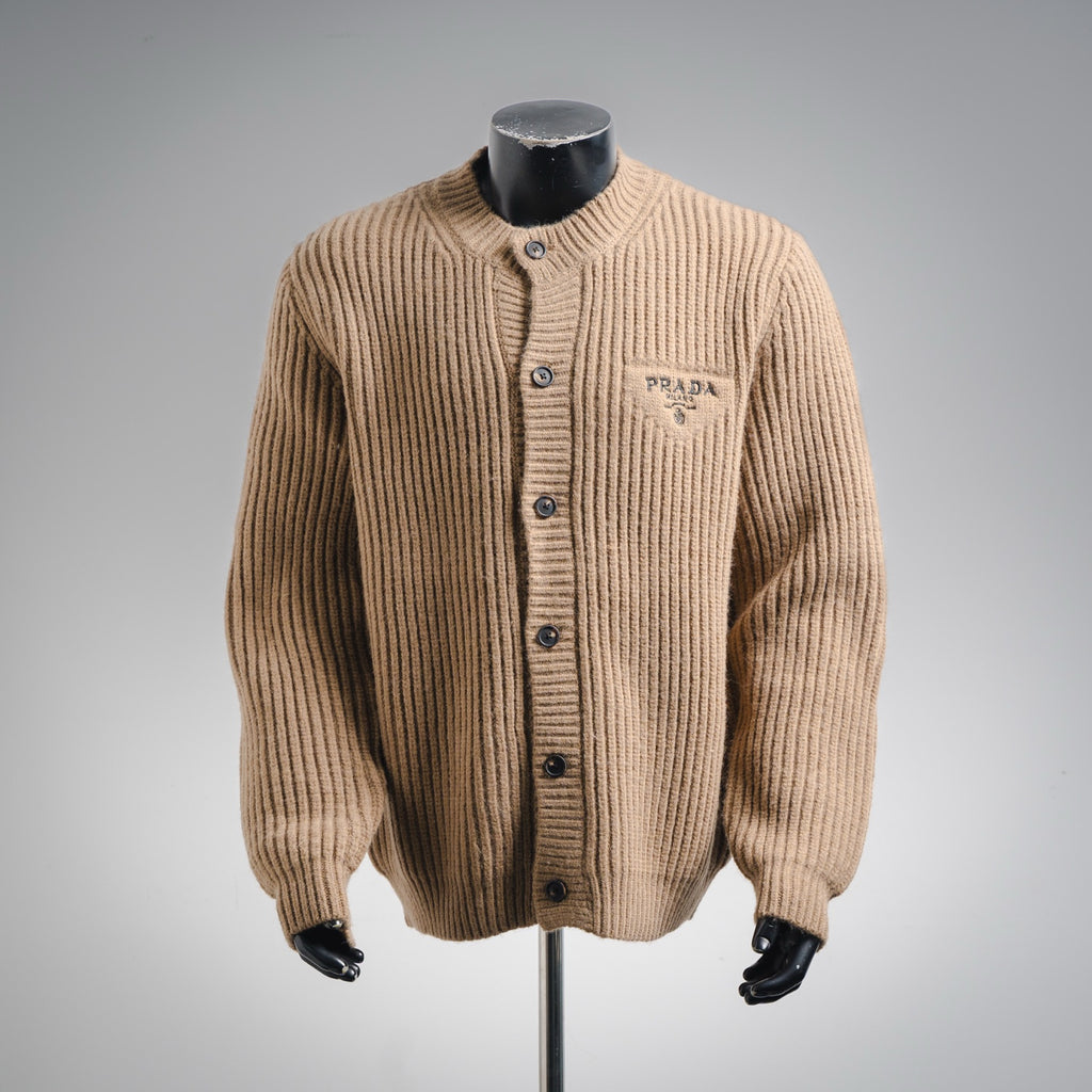 Pra 25fw embroidered cardigan