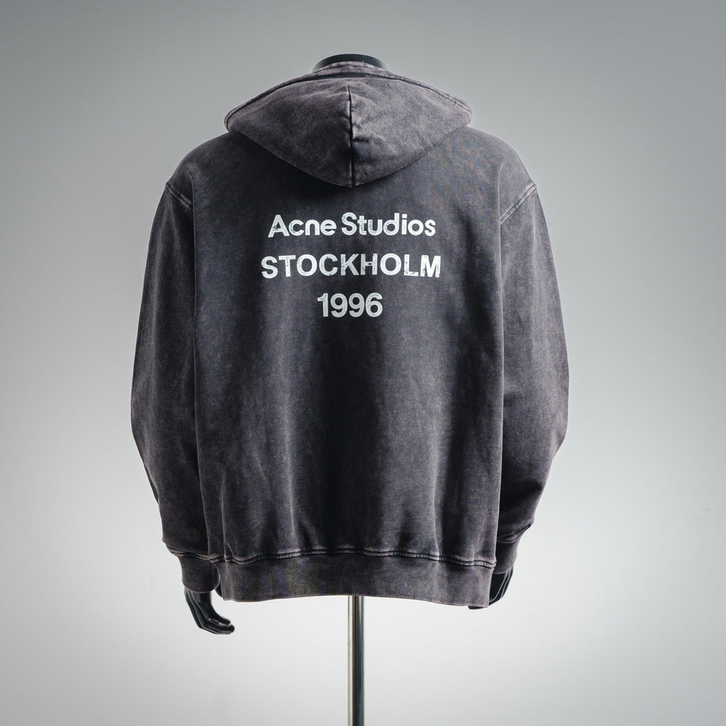 Acne 25fw printed hoodie