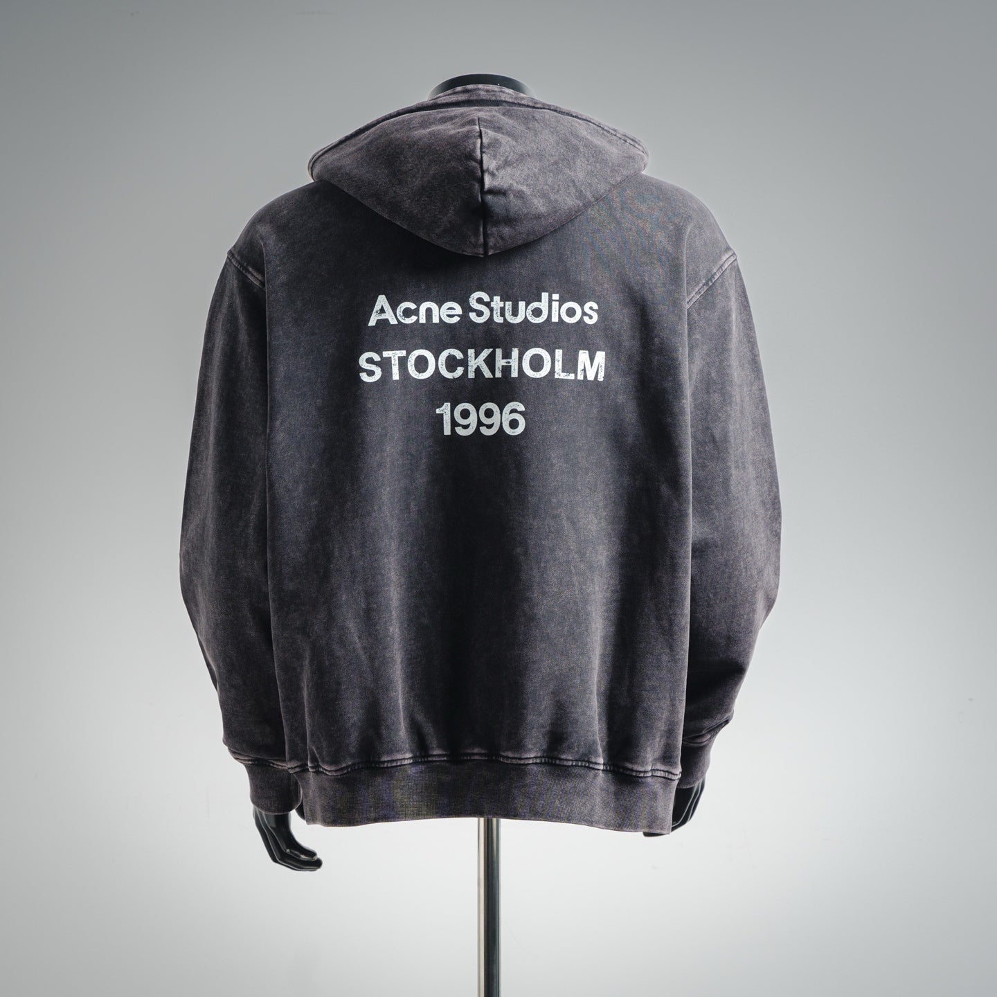 Acne 25fw printed hoodie