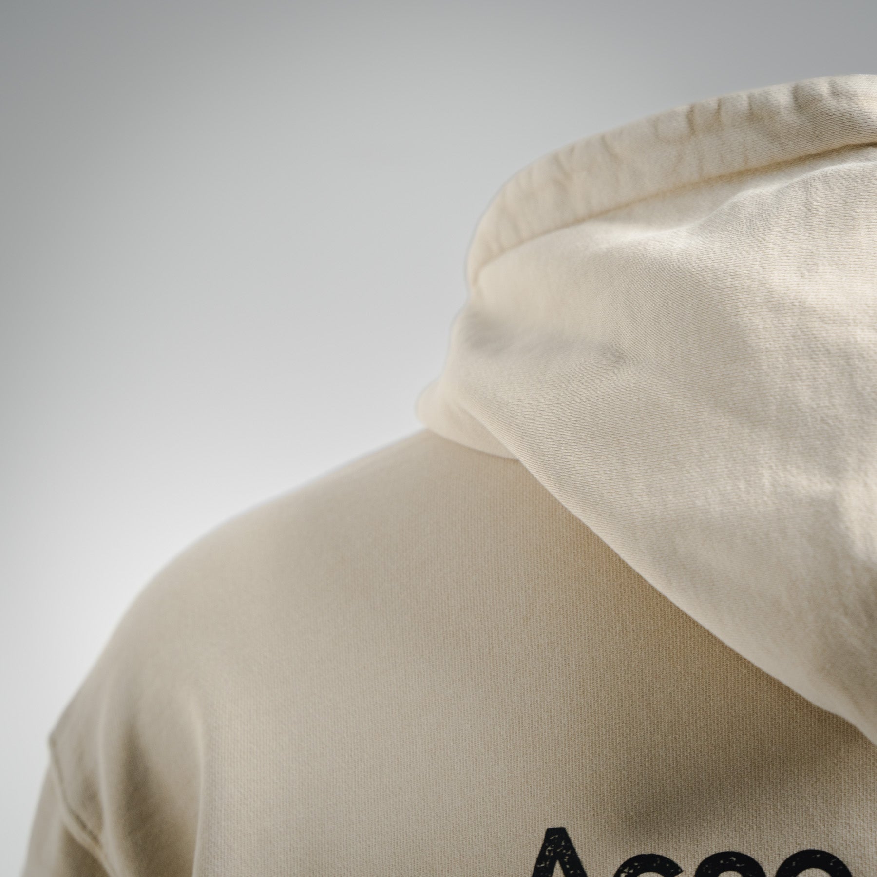 Acne 25fw printed hoodie