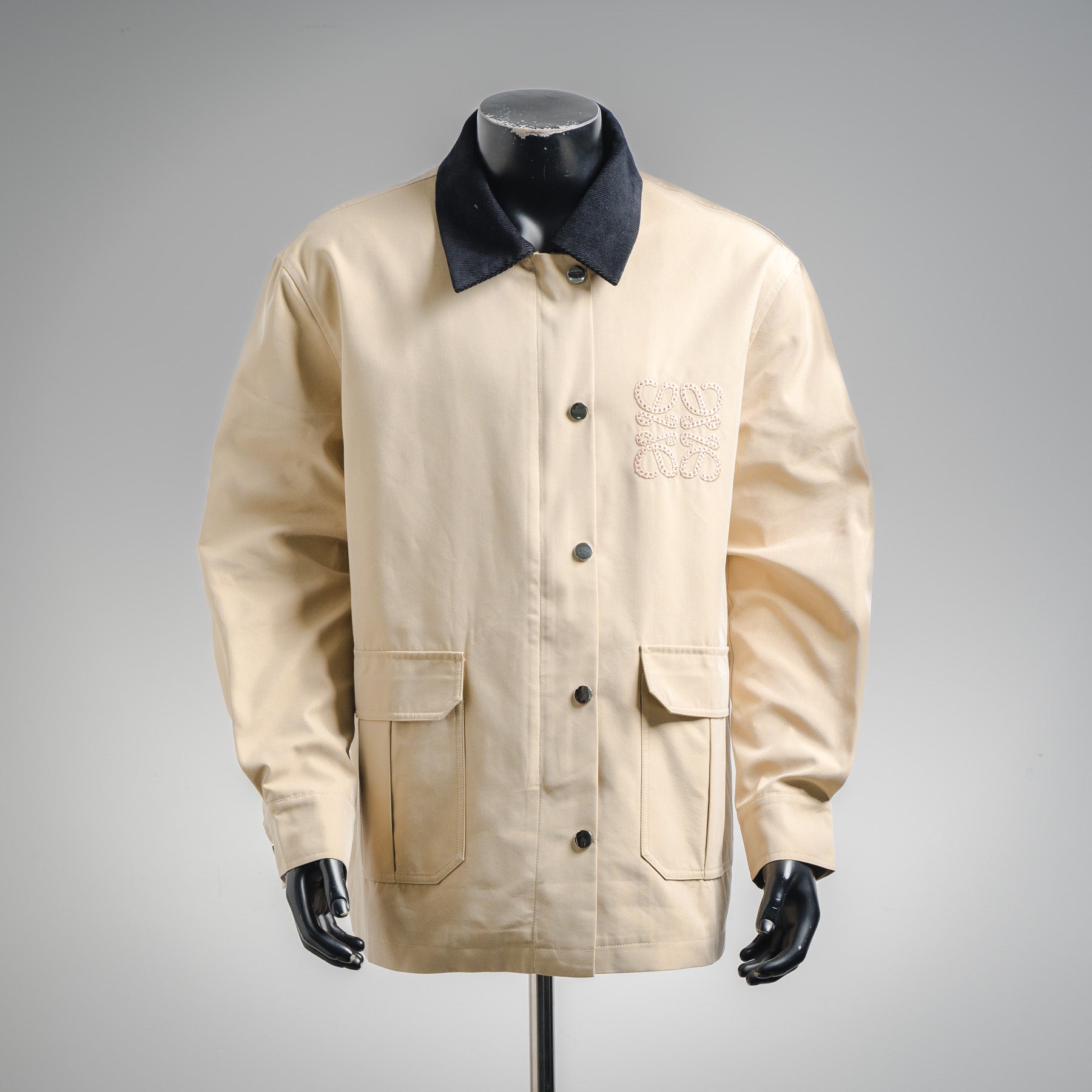 Loe 25fw embroidered jacket