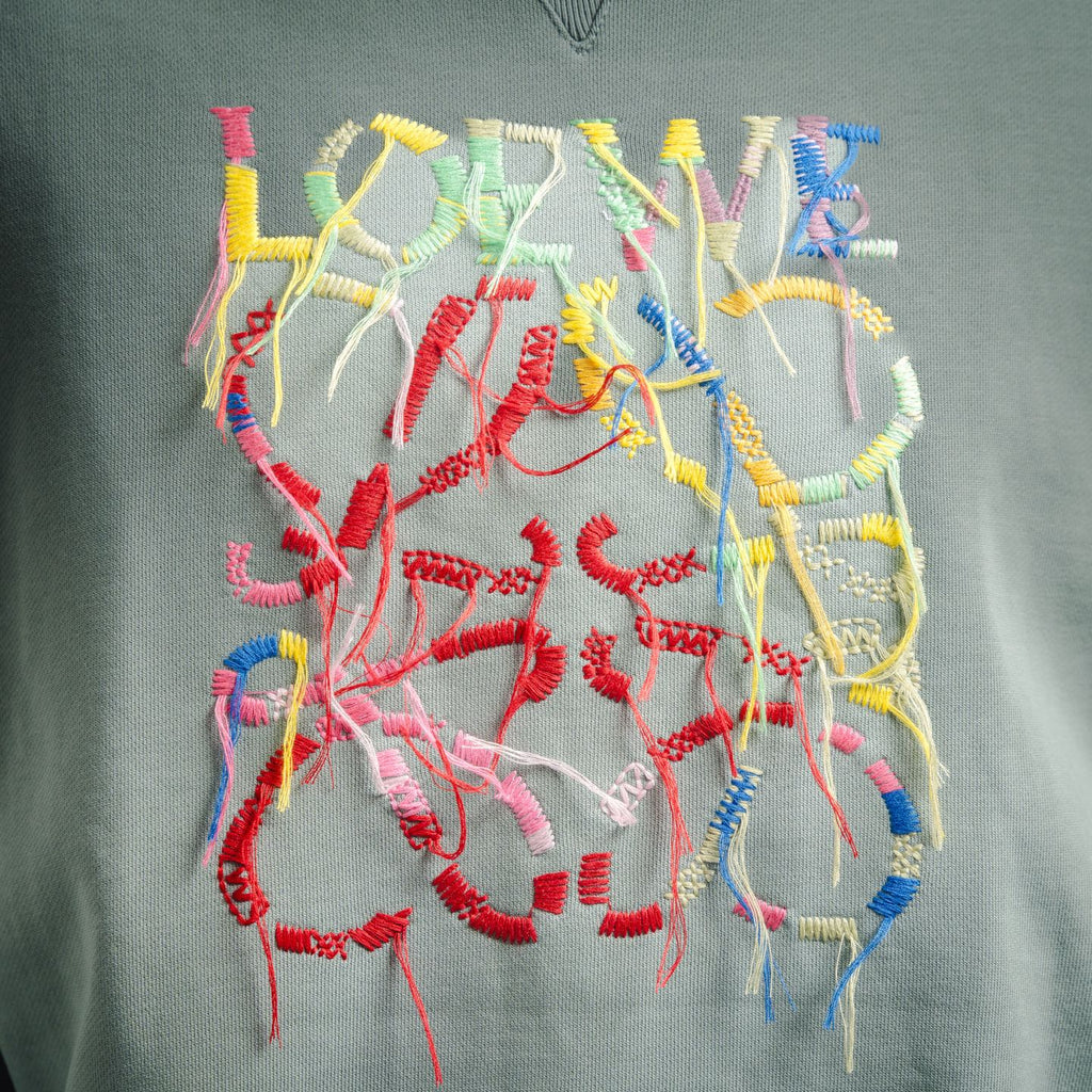 Loe 25fw embroidered shirt