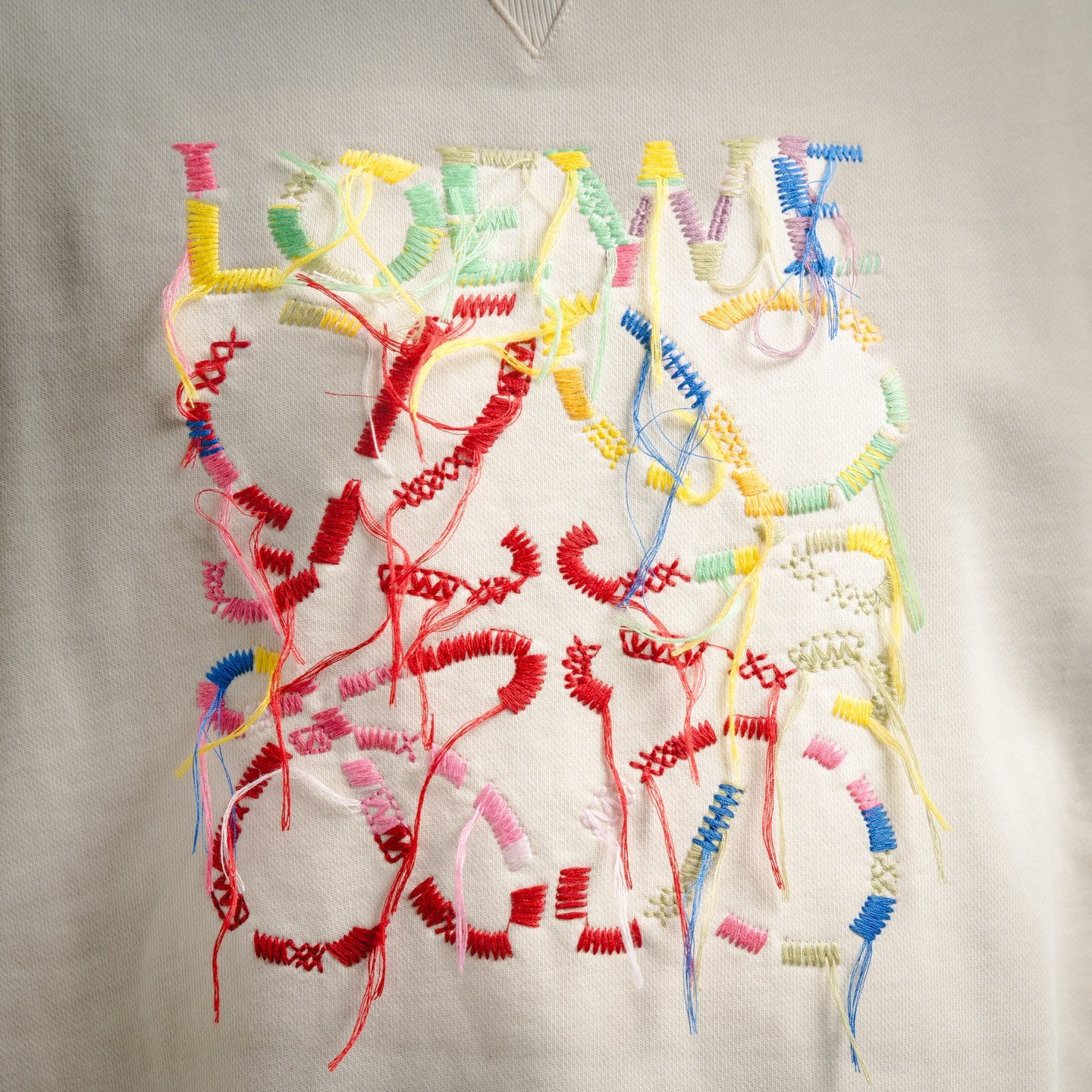 Loe 25fw embroidered shirt